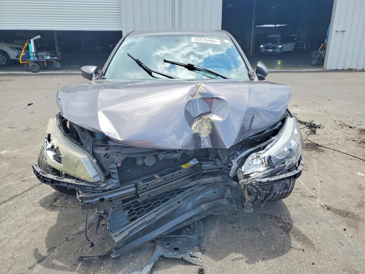 2015 Honda Accord Sport Gray vin: 1HGCR2F53FA007563