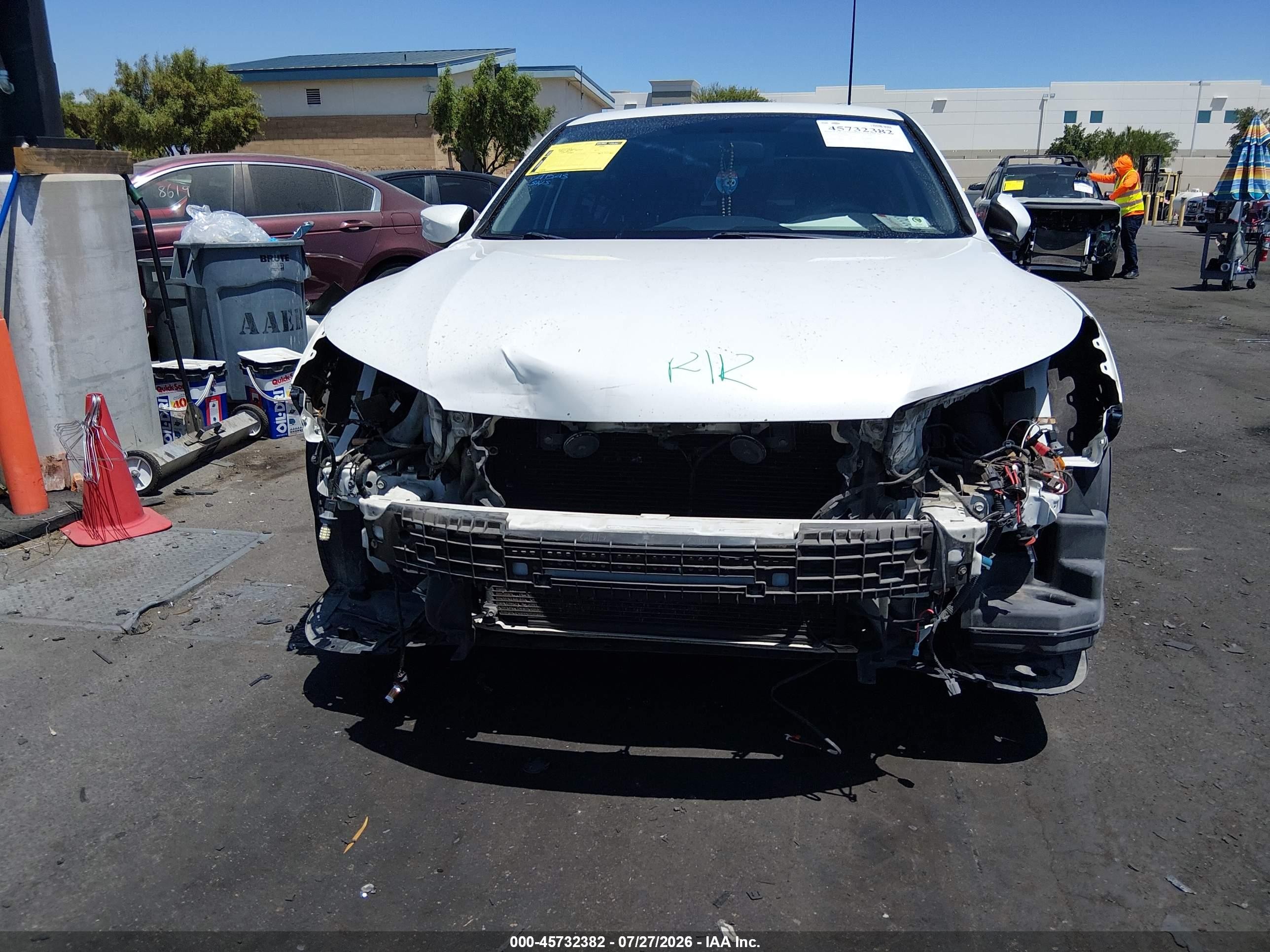2015 Honda Accord Sport Белый vin: 1HGCR2F53FA008969