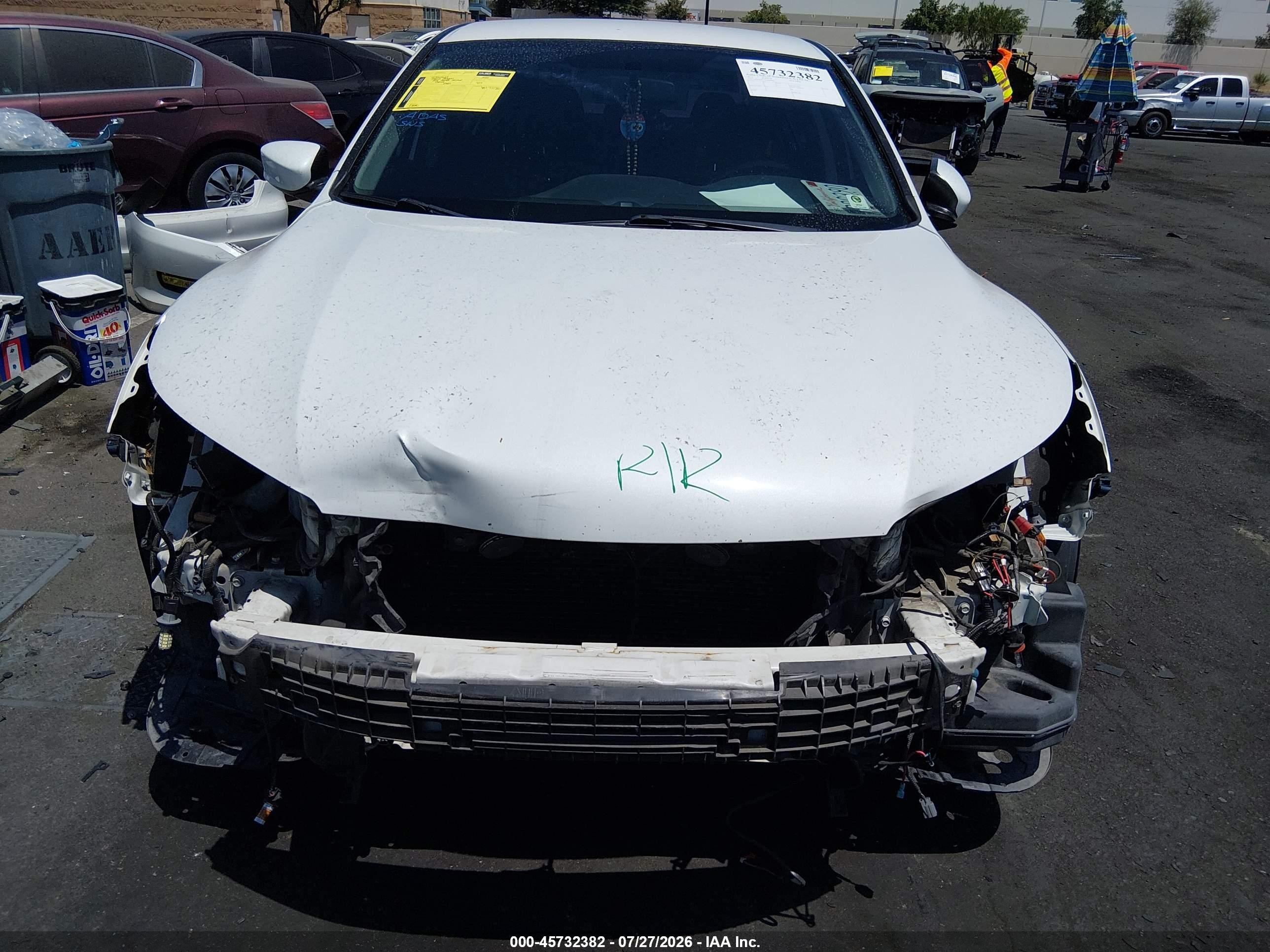 2015 Honda Accord Sport Белый vin: 1HGCR2F53FA008969