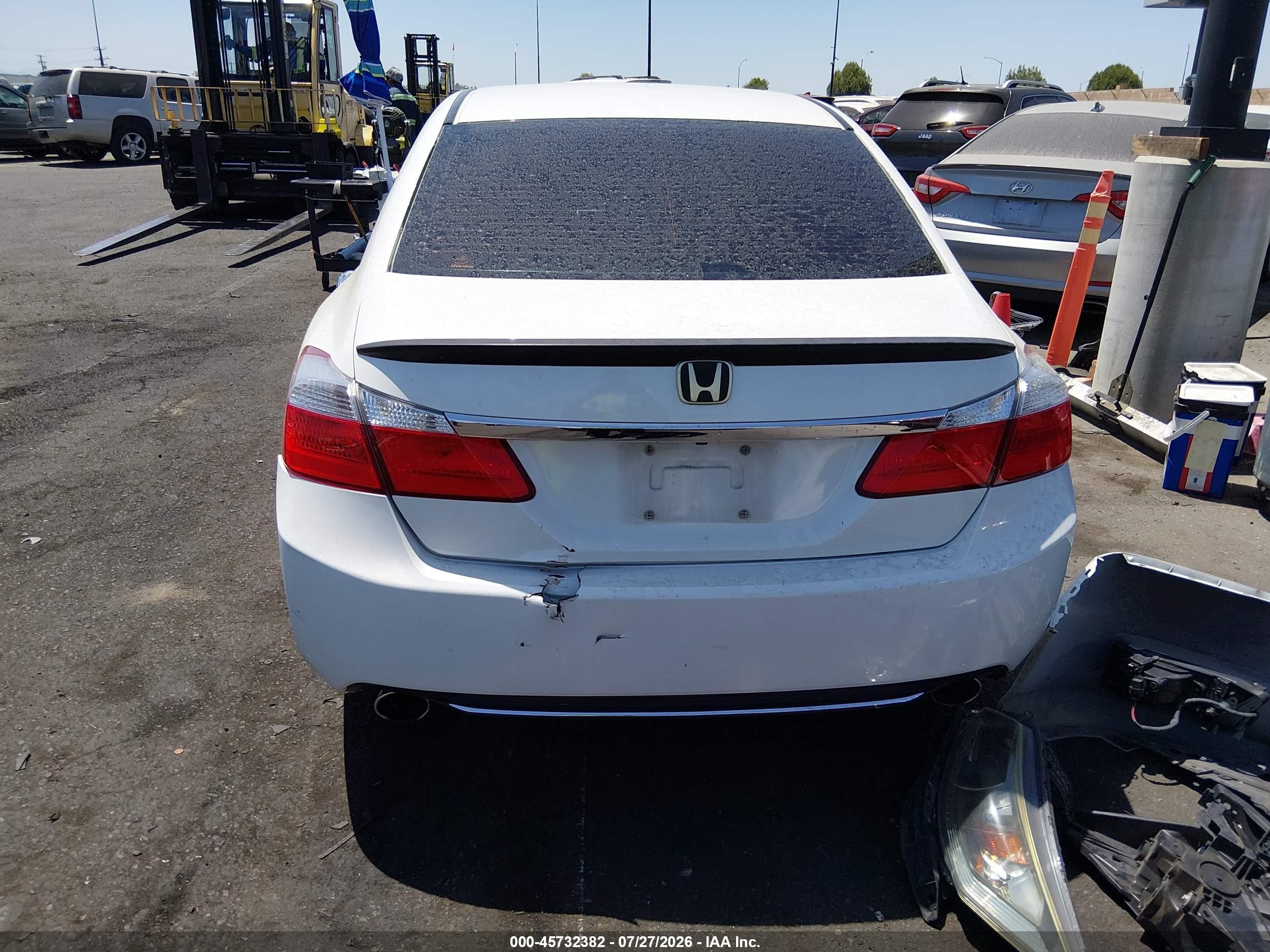 2015 Honda Accord Sport Белый vin: 1HGCR2F53FA008969