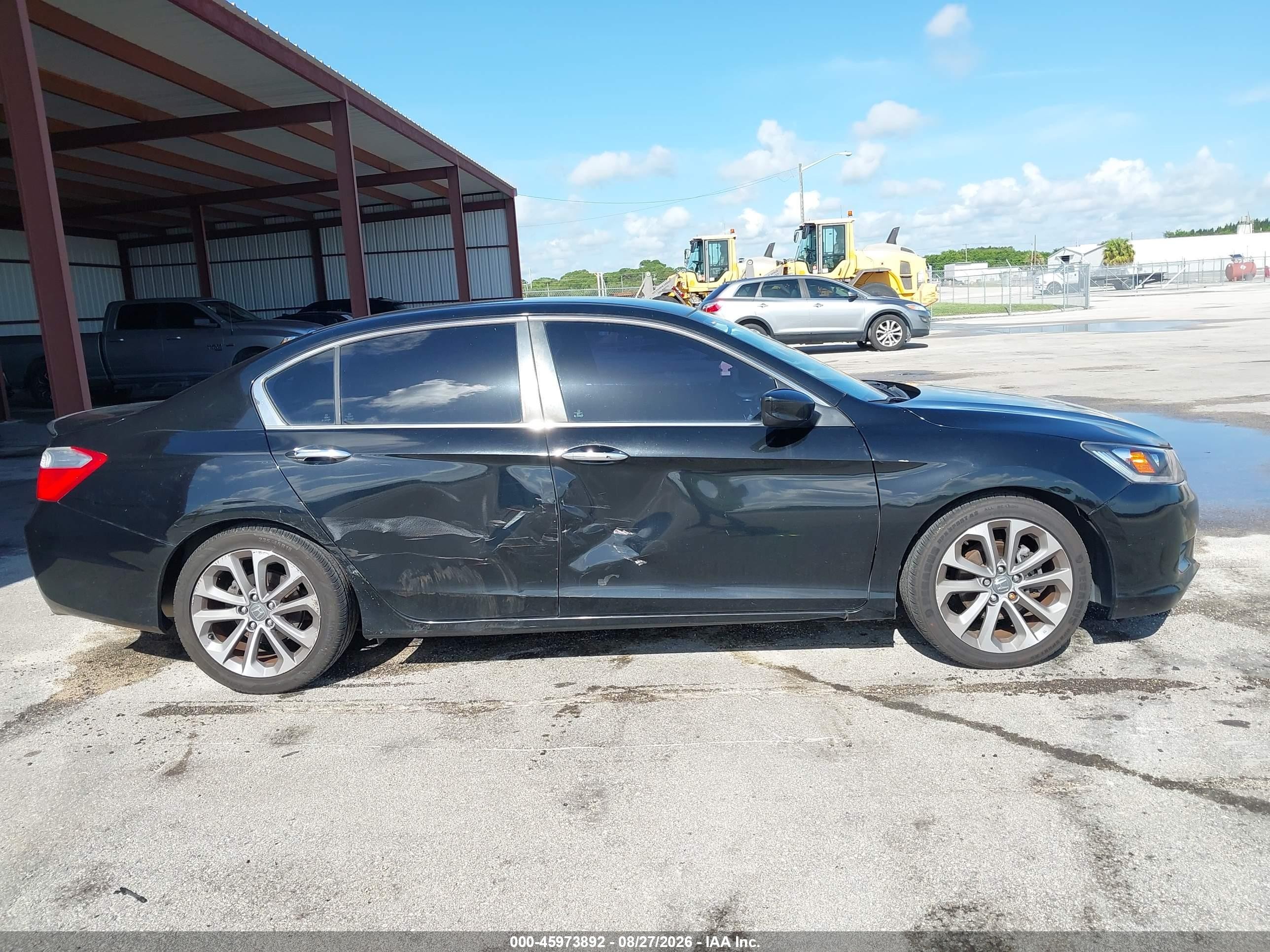 2015 Honda Accord Sport Black vin: 1HGCR2F53FA020152