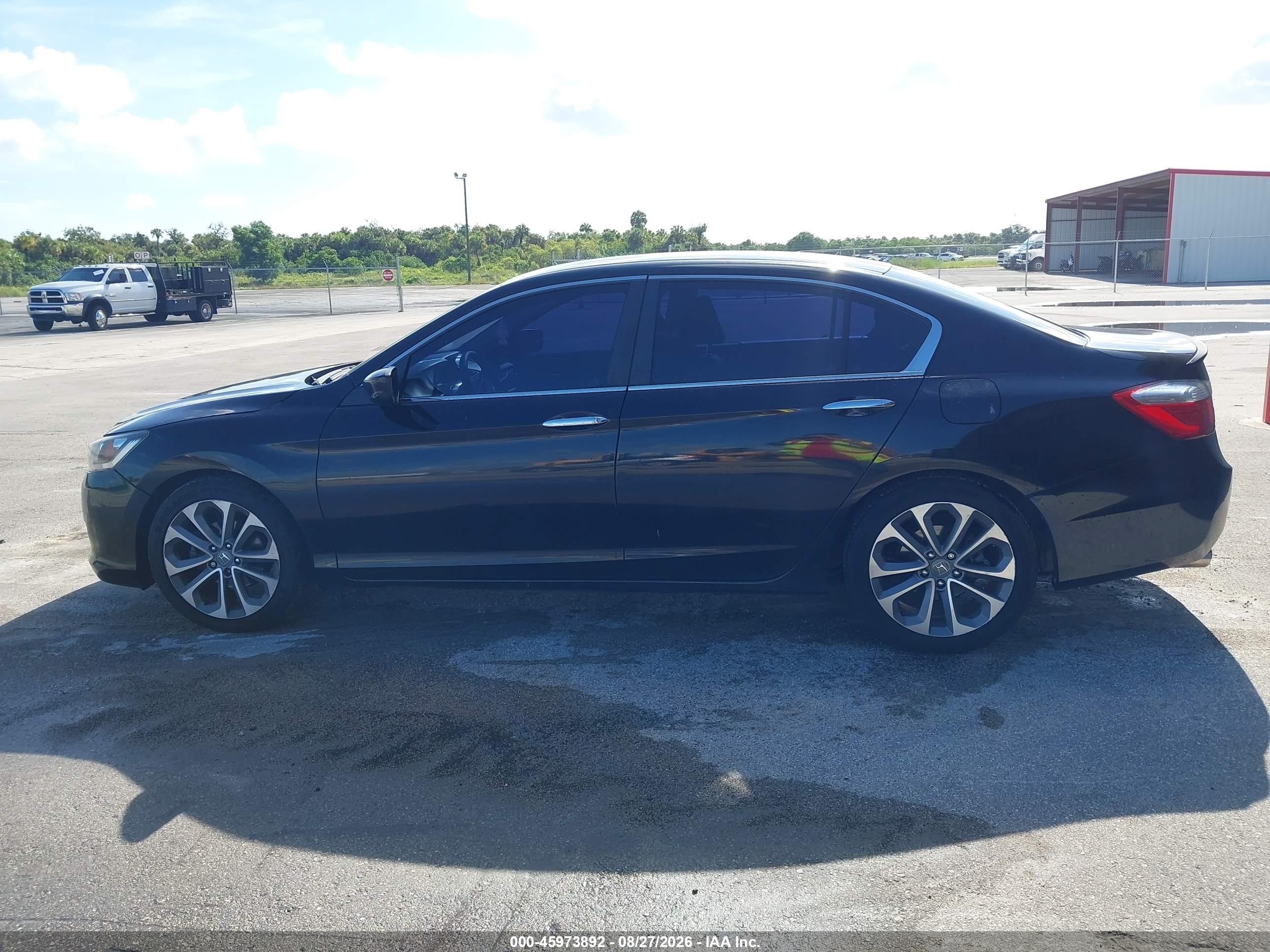 2015 Honda Accord Sport Black vin: 1HGCR2F53FA020152