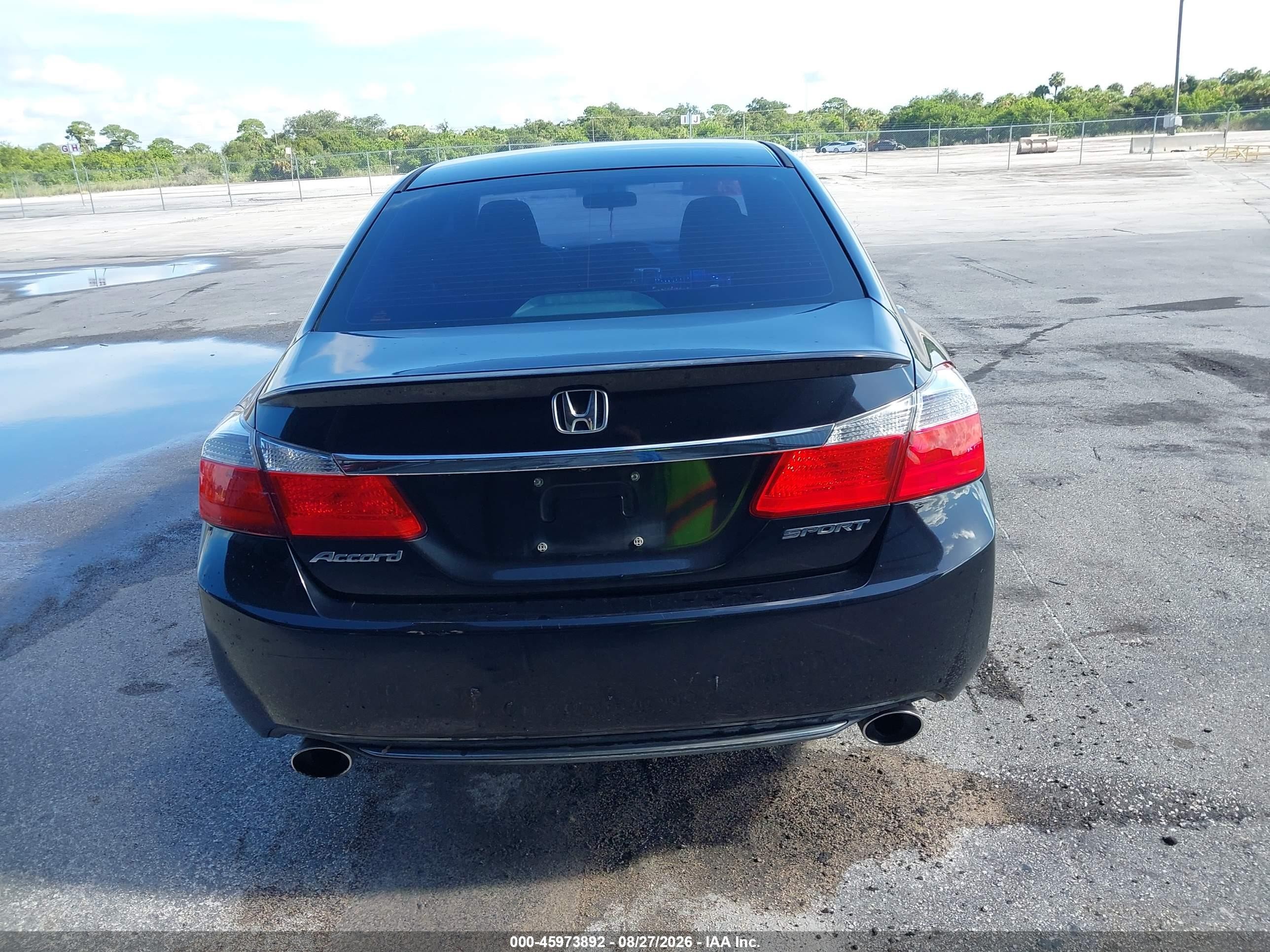 2015 Honda Accord Sport Black vin: 1HGCR2F53FA020152