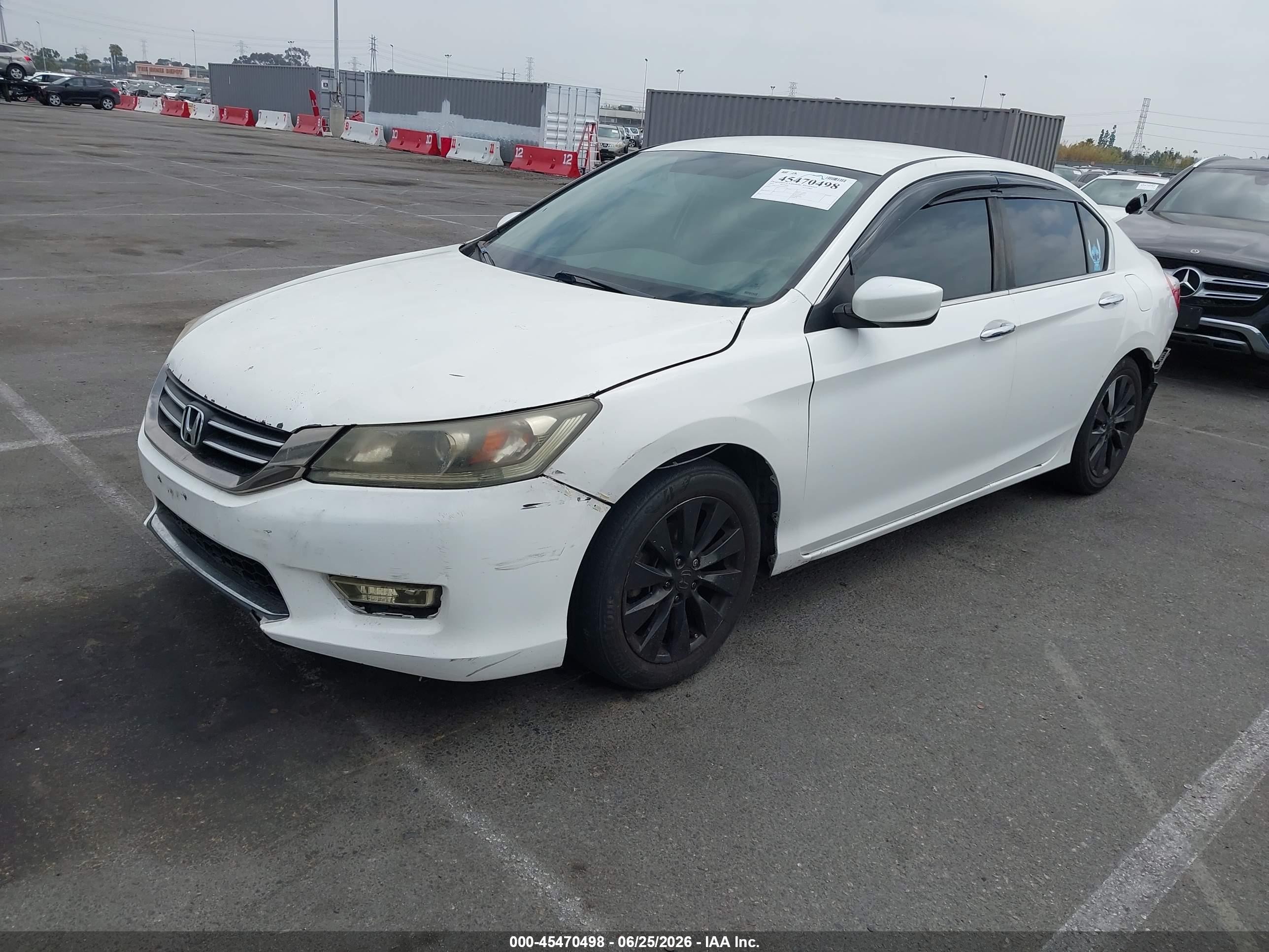 2015 Honda Accord Sport White vin: 1HGCR2F53FA021723