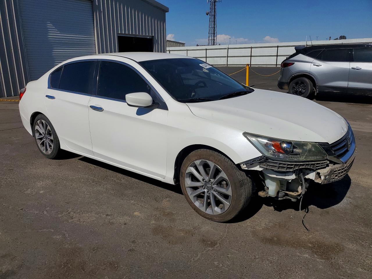 2015 Honda Accord Sport Белый vin: 1HGCR2F53FA021849