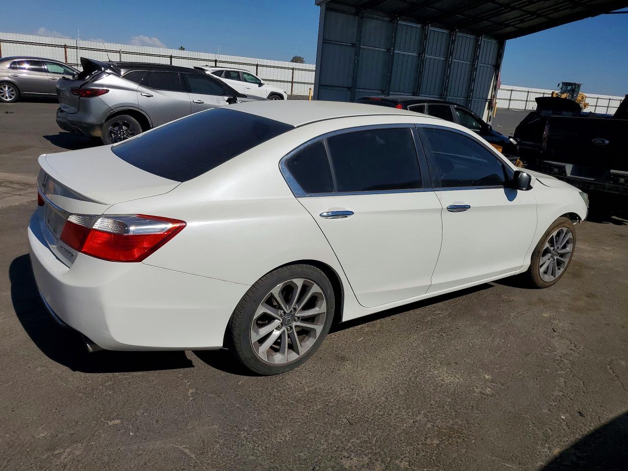 2015 Honda Accord Sport Белый vin: 1HGCR2F53FA021849