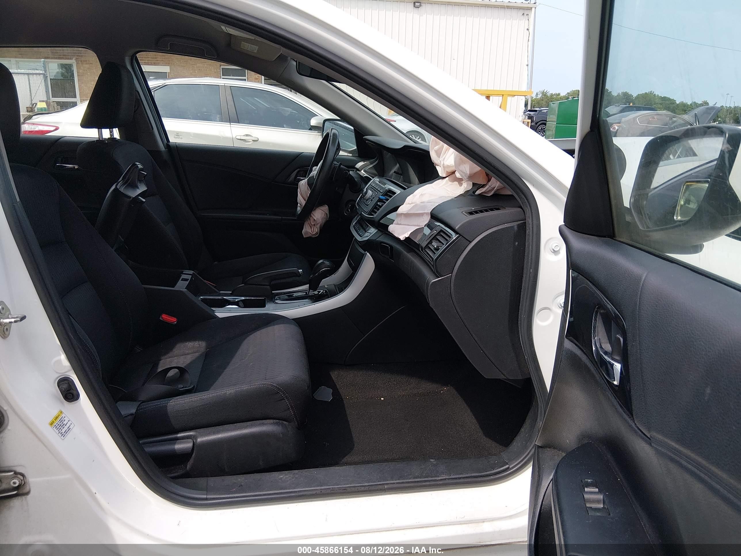 2015 Honda Accord Sport White vin: 1HGCR2F53FA034116
