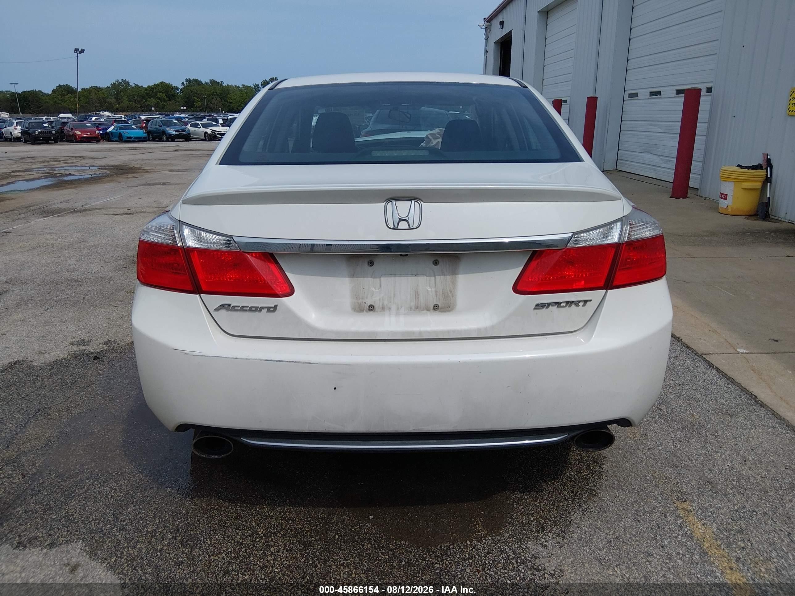2015 Honda Accord Sport White vin: 1HGCR2F53FA034116