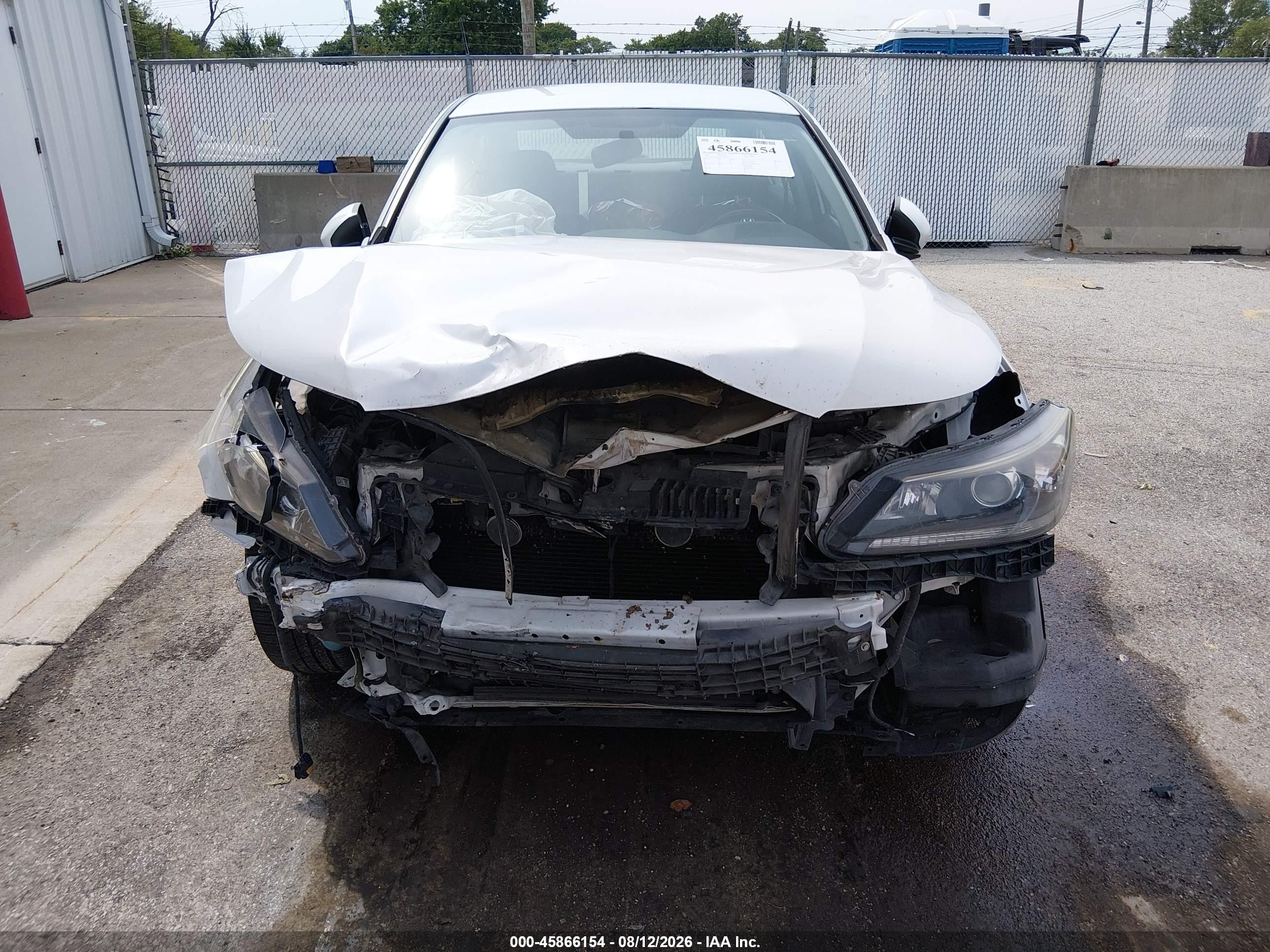 2015 Honda Accord Sport White vin: 1HGCR2F53FA034116
