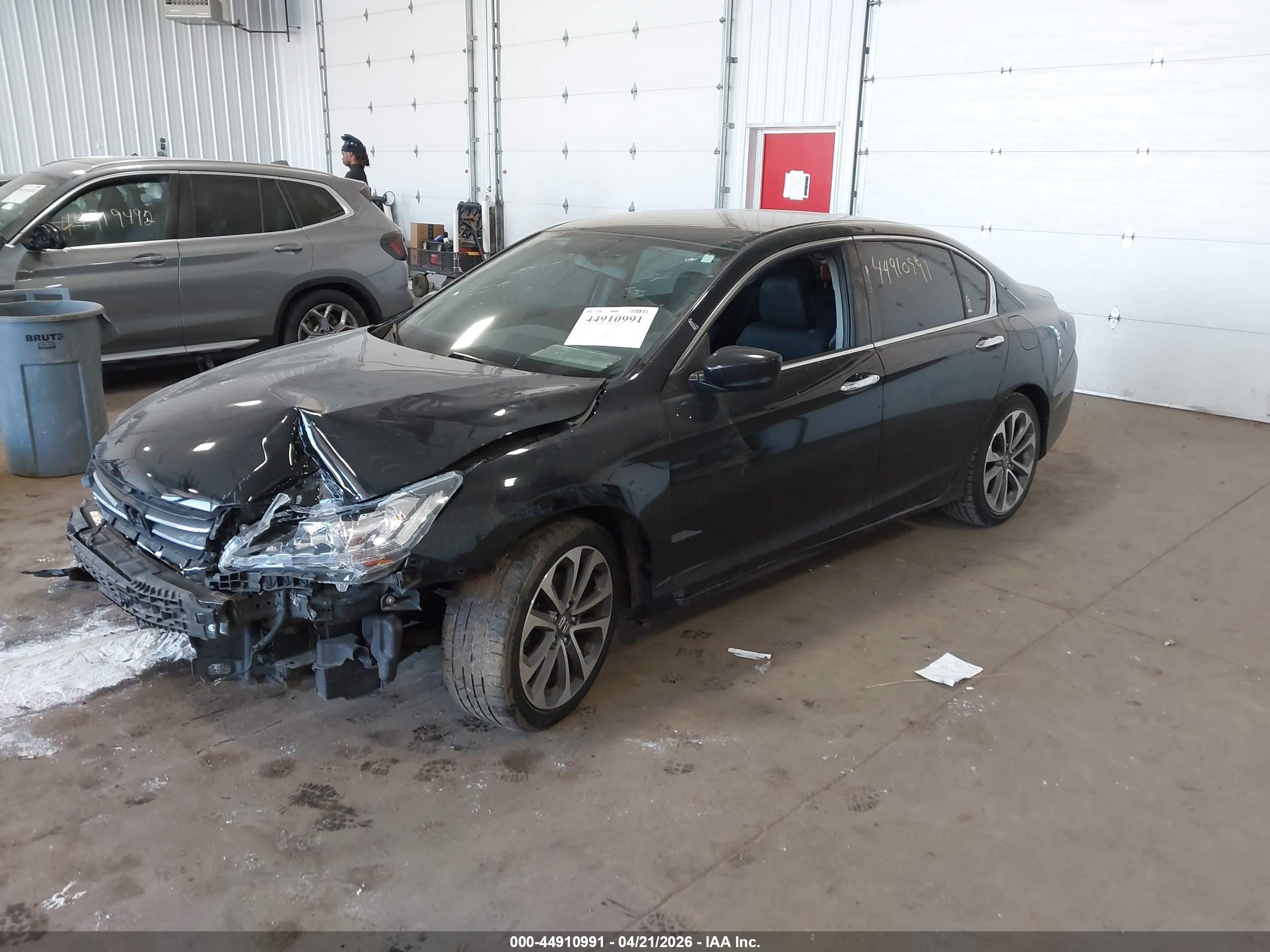 2015 Honda Accord Sport Black vin: 1HGCR2F53FA054236