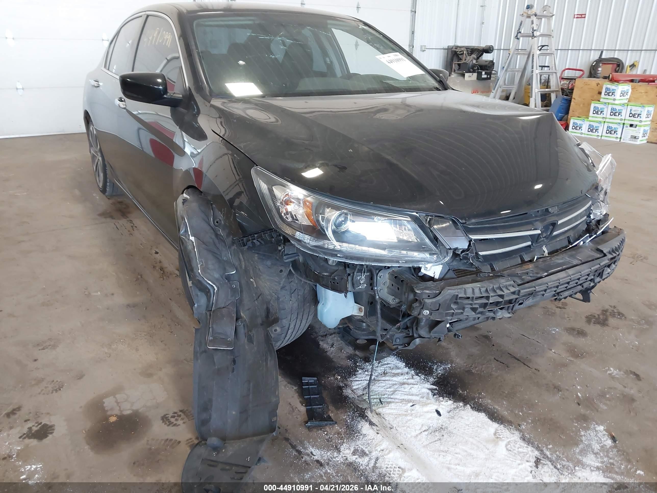 2015 Honda Accord Sport Black vin: 1HGCR2F53FA054236