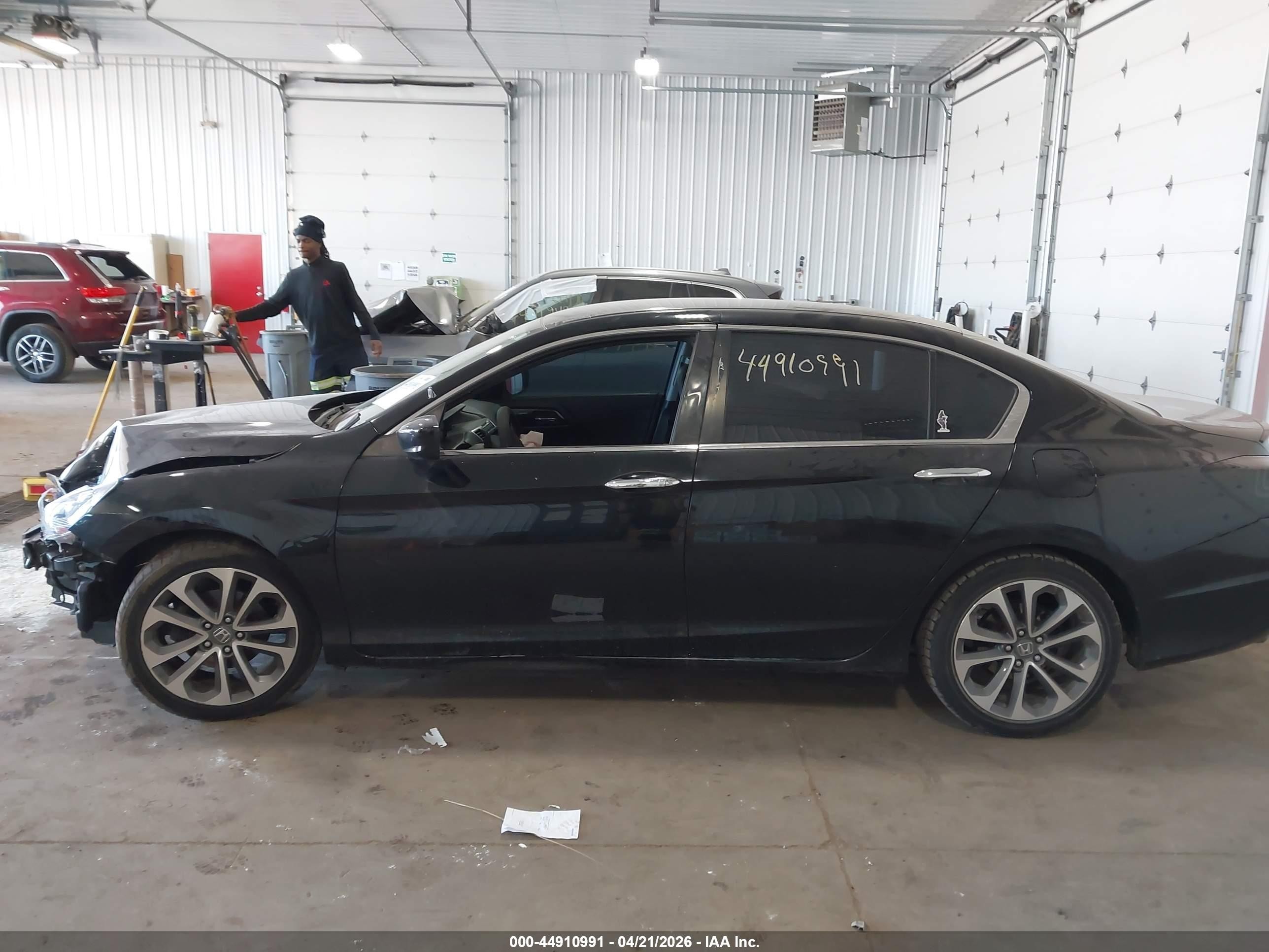 2015 Honda Accord Sport Black vin: 1HGCR2F53FA054236