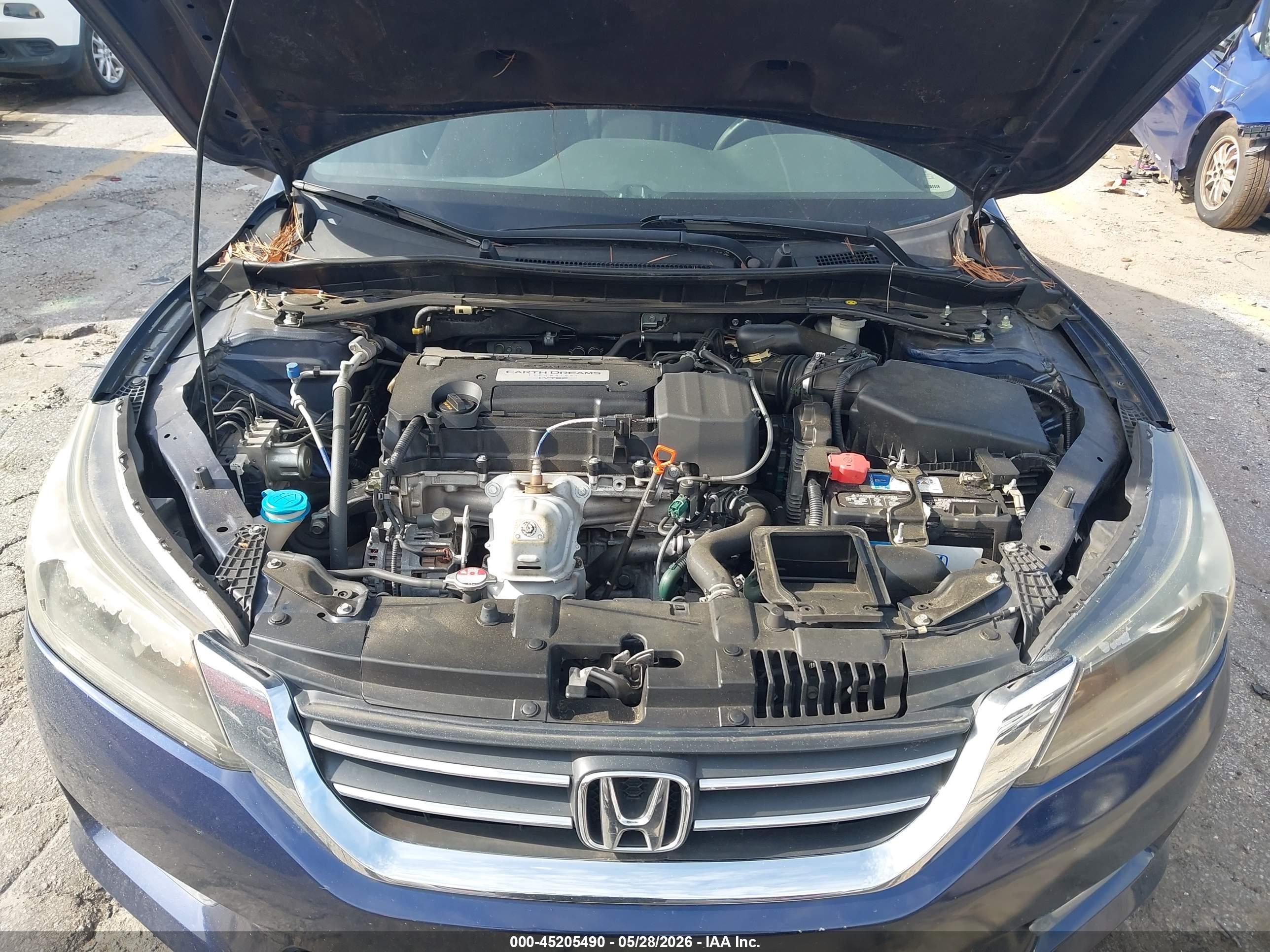 2015 Honda Accord Sport Blue vin: 1HGCR2F53FA066743