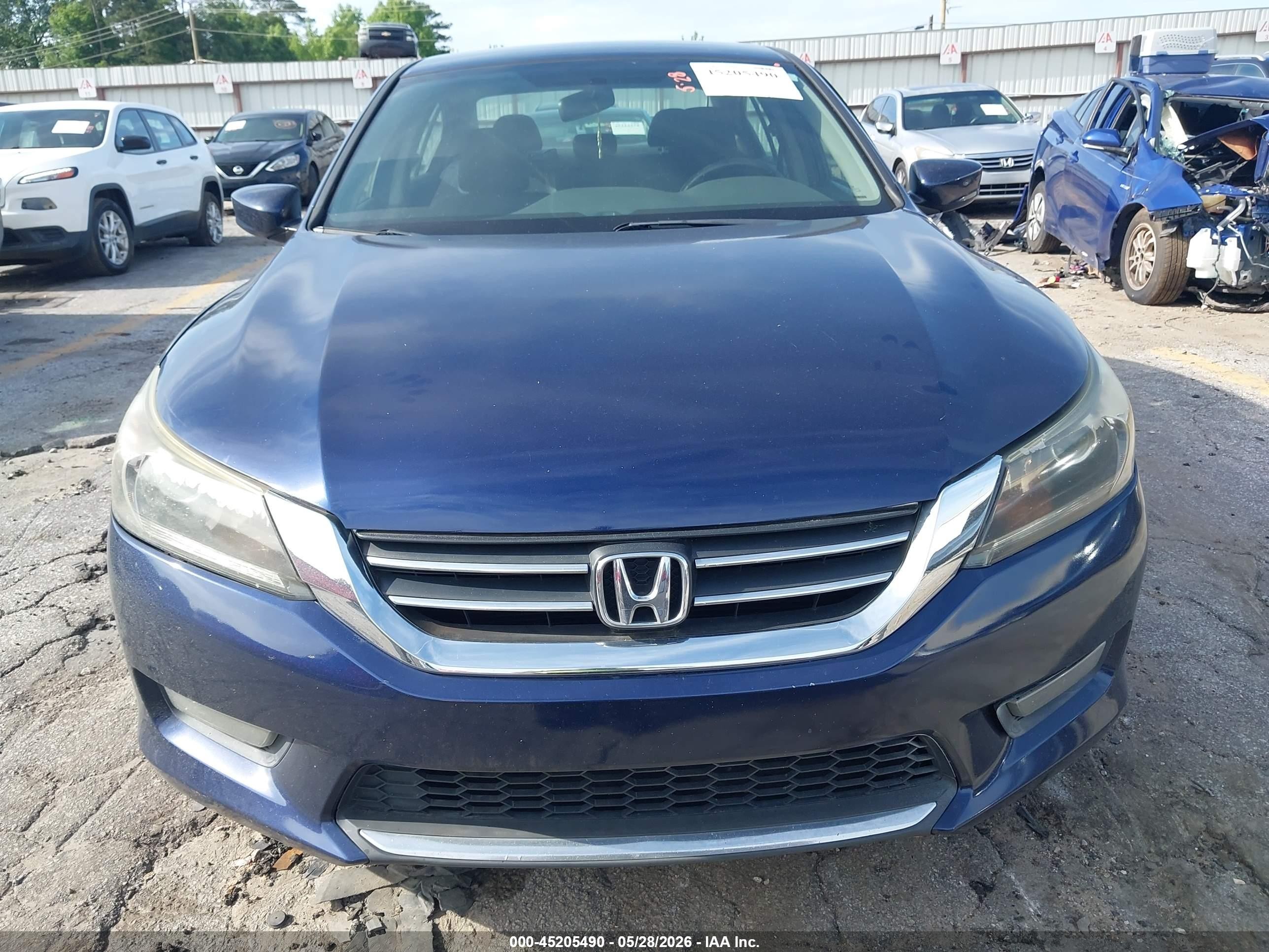 2015 Honda Accord Sport Blue vin: 1HGCR2F53FA066743