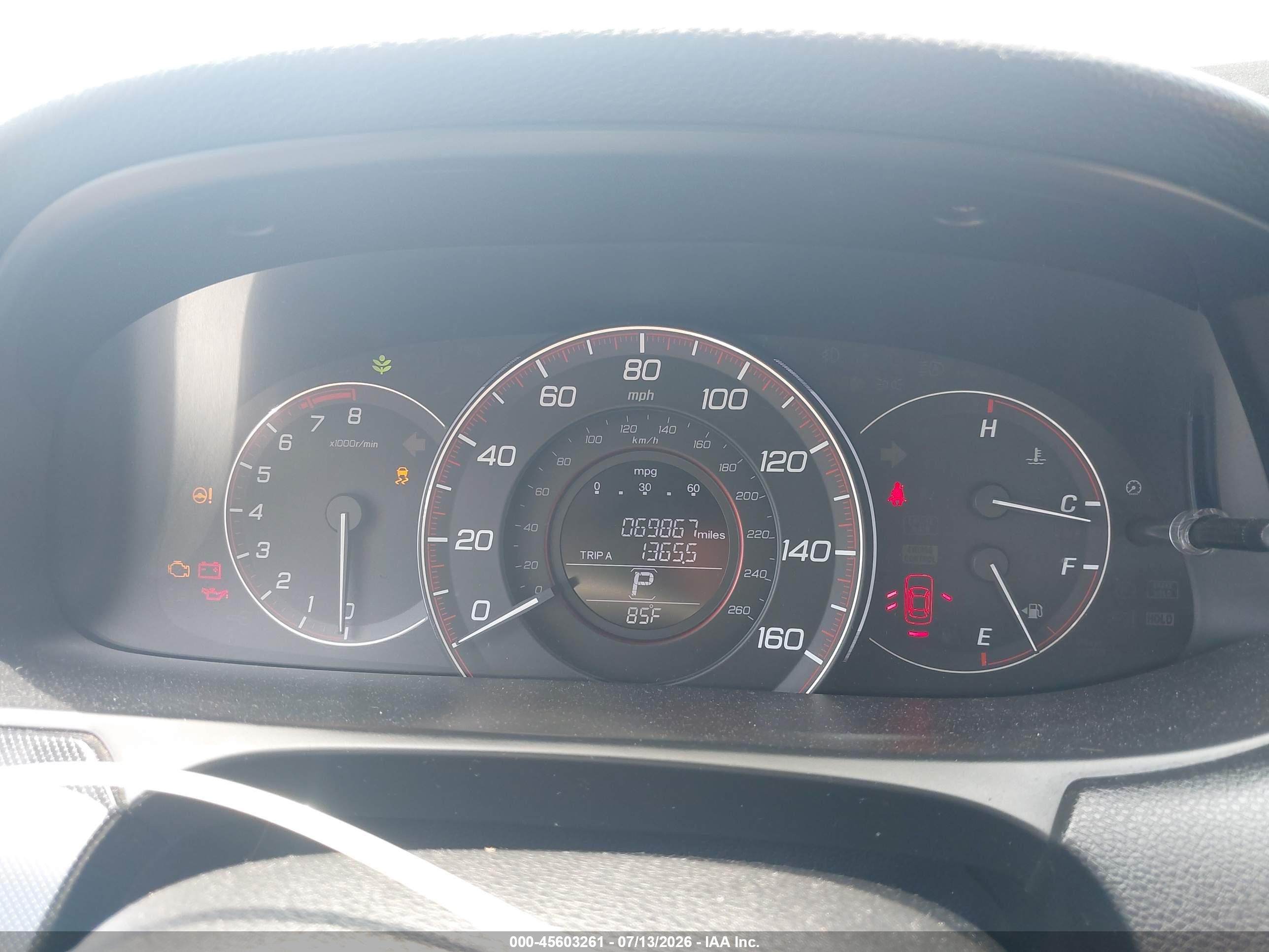 2015 Honda Accord Sport Gray vin: 1HGCR2F53FA072297