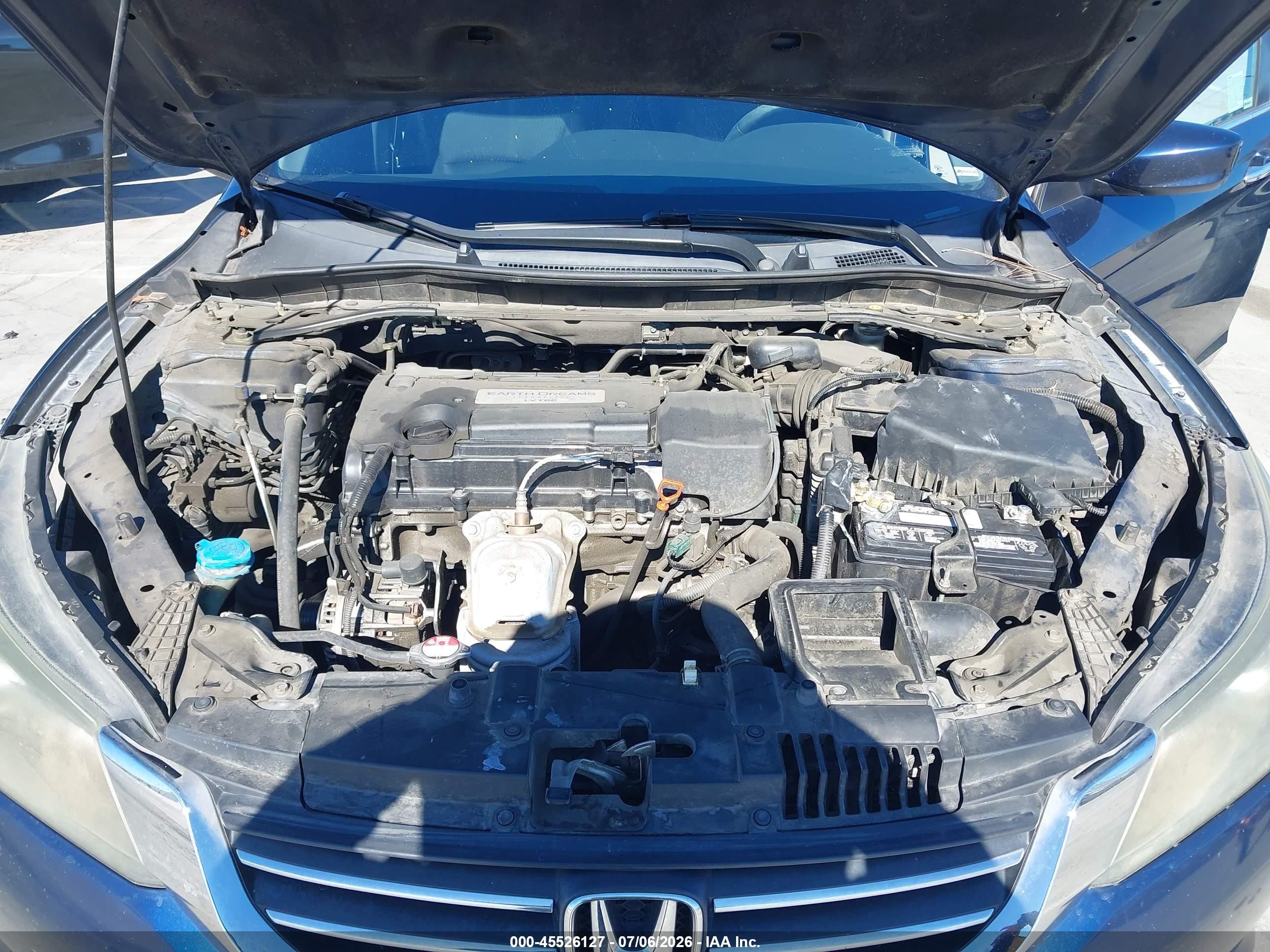 2015 Honda Accord Sport Blue vin: 1HGCR2F53FA075667