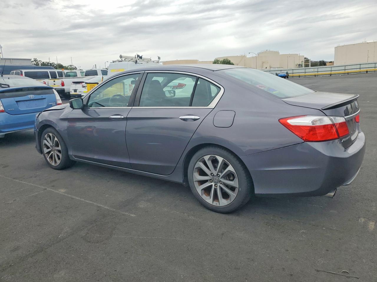 2015 Honda Accord Sport Gray vin: 1HGCR2F53FA079119