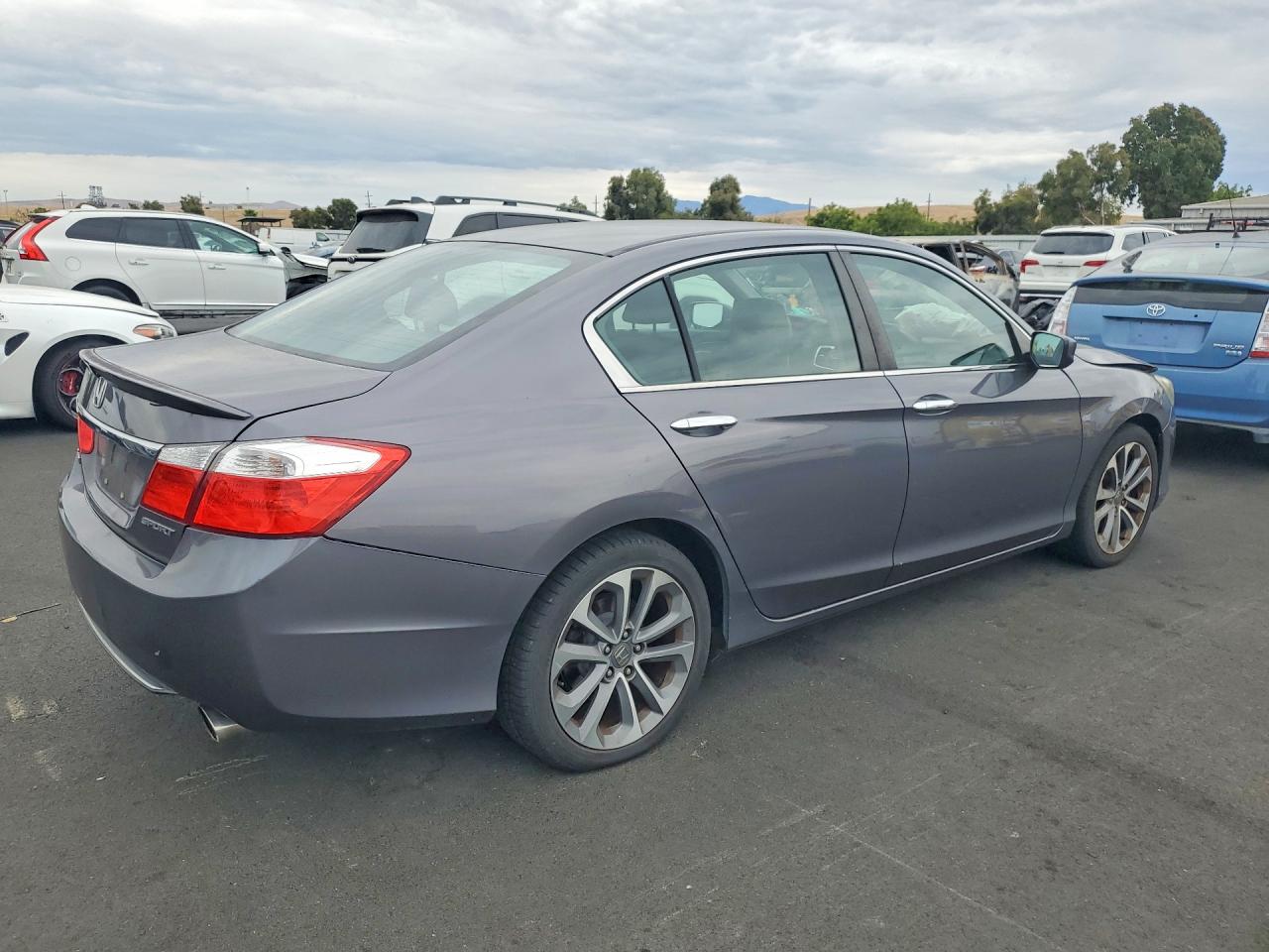 2015 Honda Accord Sport Gray vin: 1HGCR2F53FA079119