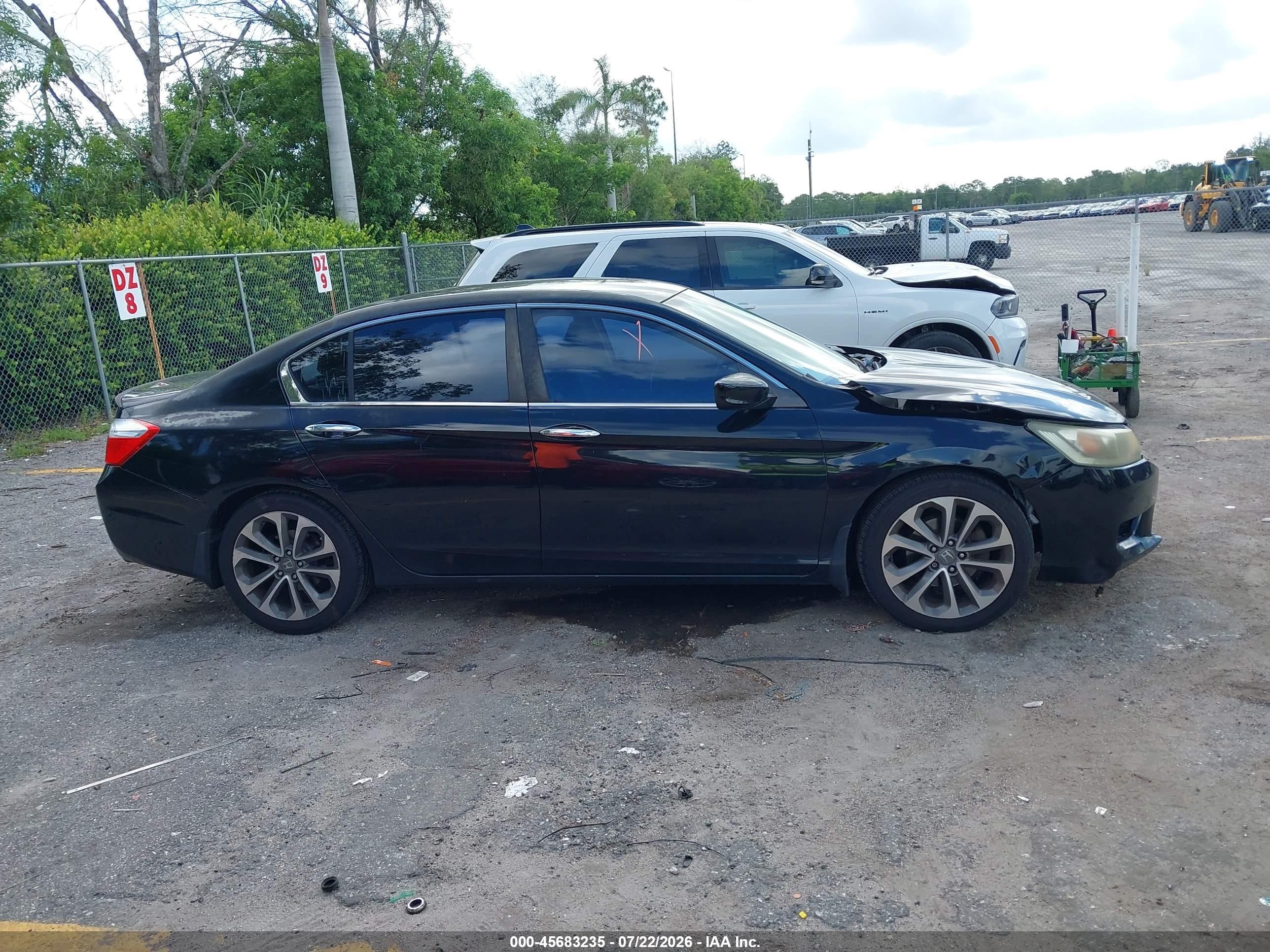 2015 Honda Accord Sport Black vin: 1HGCR2F53FA094221