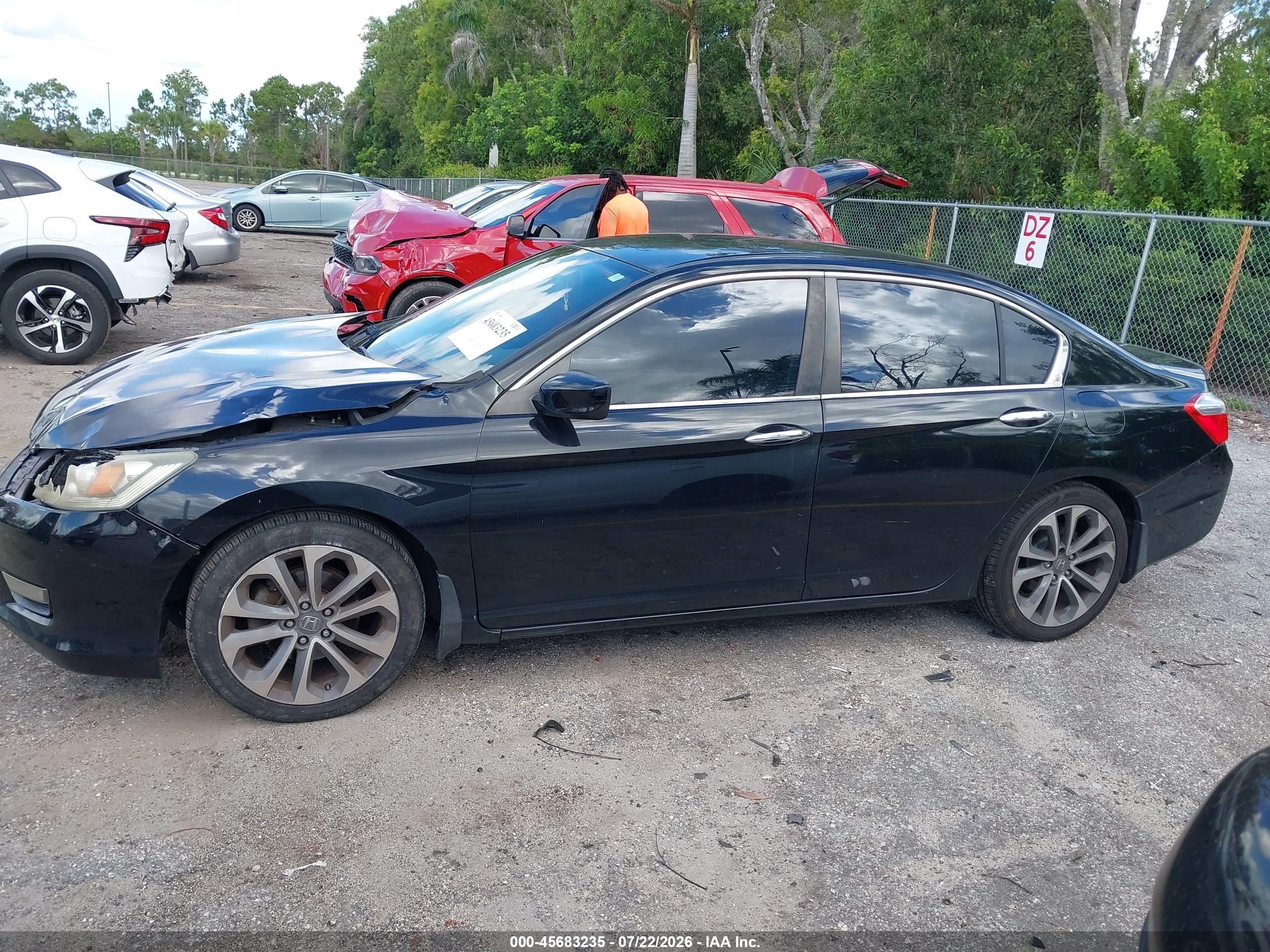 2015 Honda Accord Sport Black vin: 1HGCR2F53FA094221