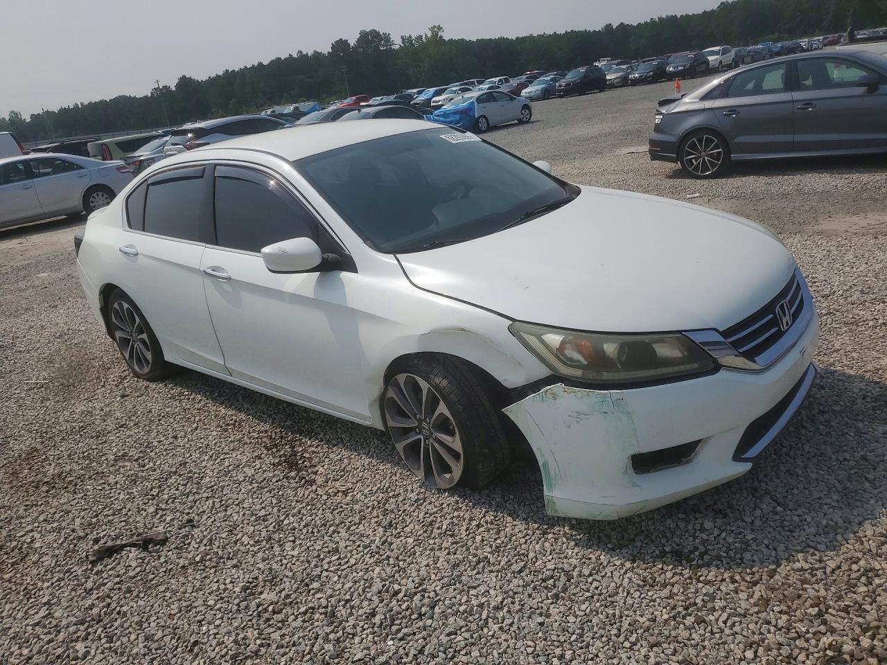 2015 Honda Accord Sport White vin: 1HGCR2F53FA102284