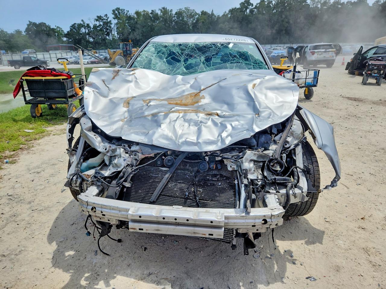2015 Honda Accord Sport Silver vin: 1HGCR2F53FA106948