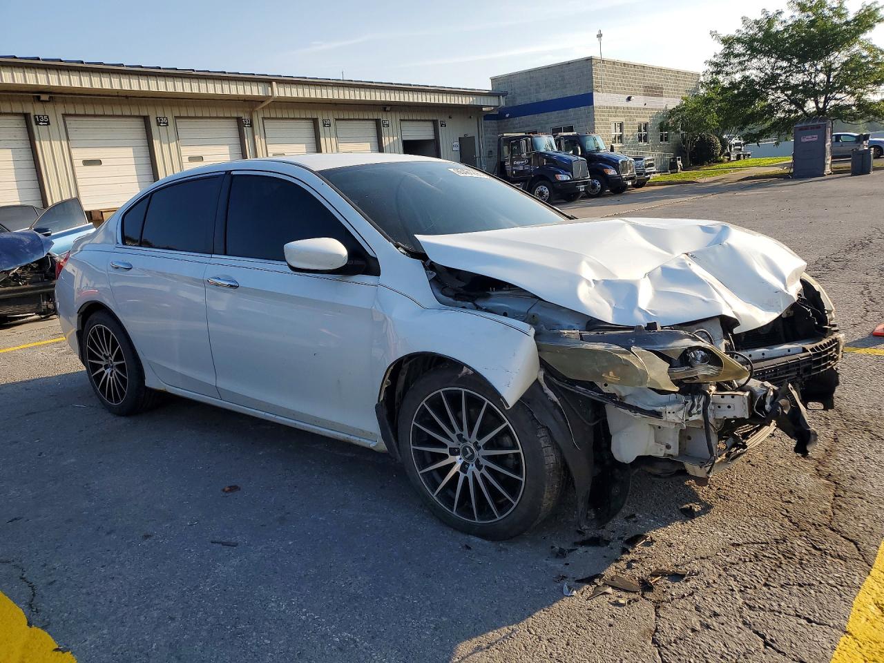 2015 Honda Accord Sport White vin: 1HGCR2F53FA130697