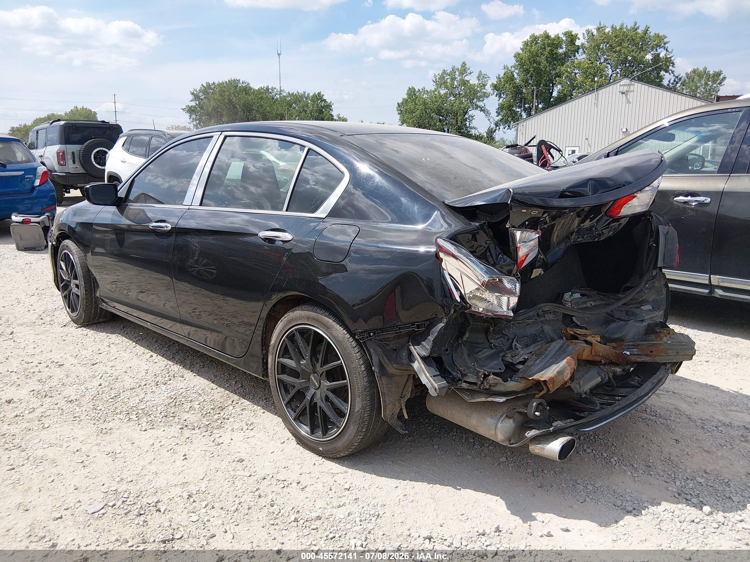 2015 Honda Accord Sport Black vin: 1HGCR2F53FA132692