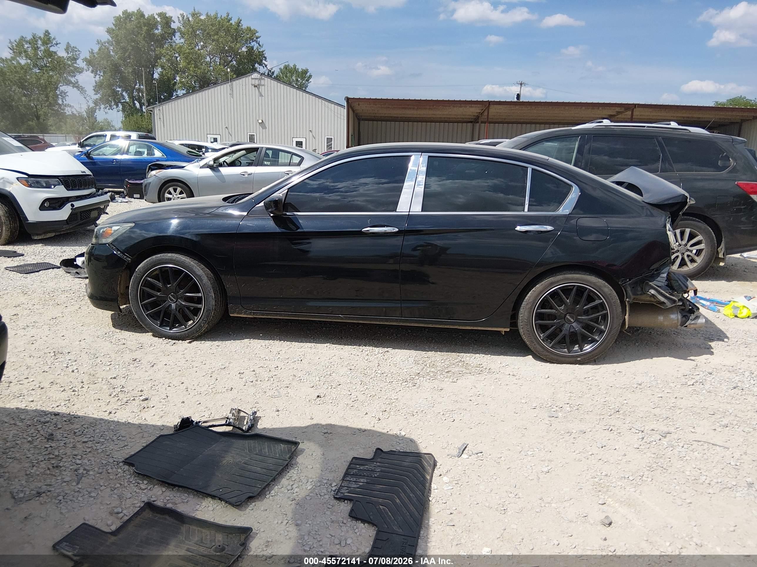 2015 Honda Accord Sport Black vin: 1HGCR2F53FA132692