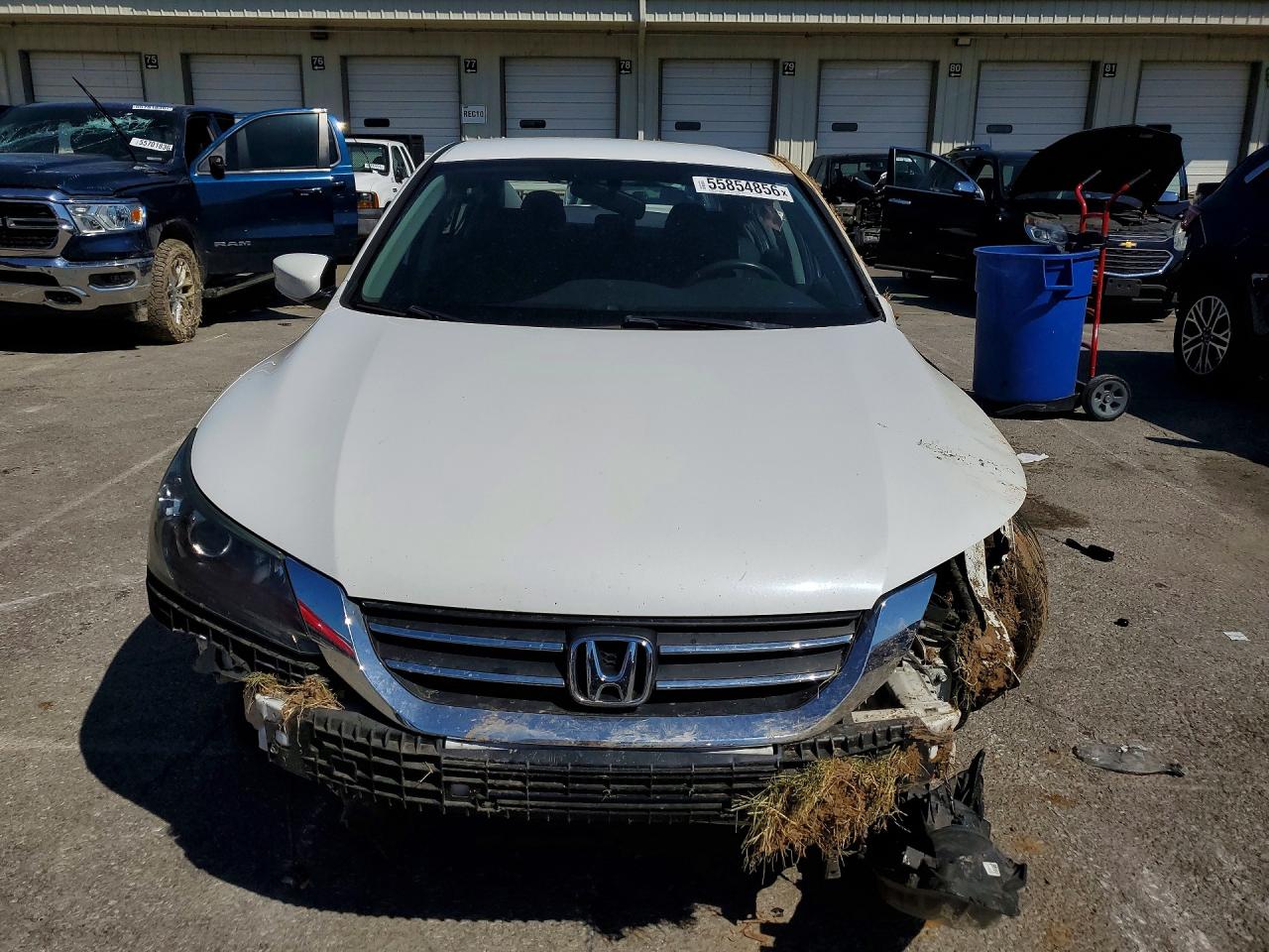 2015 Honda Accord Sport White vin: 1HGCR2F53FA136404