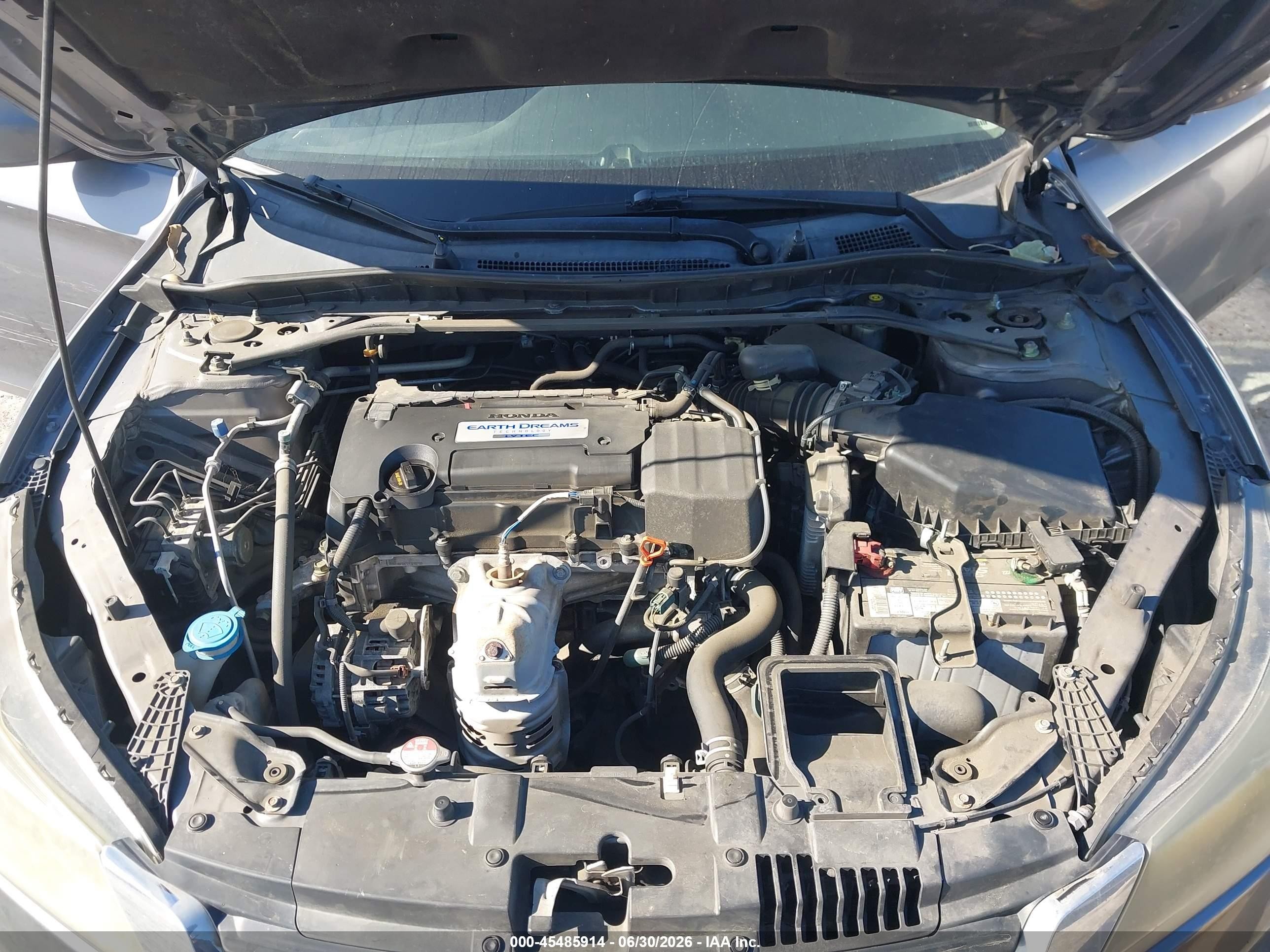 2015 Honda Accord Sport Gray vin: 1HGCR2F53FA148889
