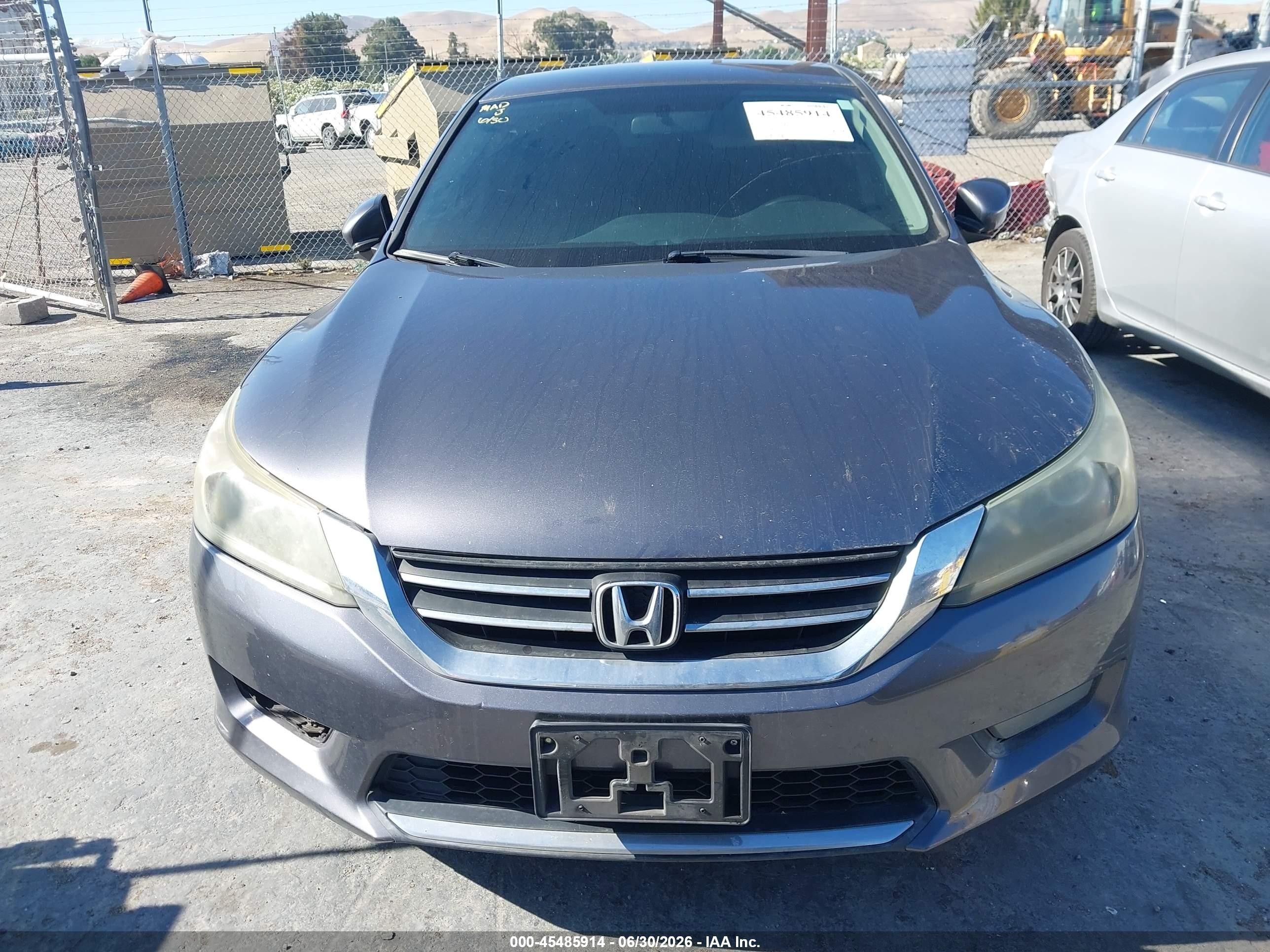 2015 Honda Accord Sport Gray vin: 1HGCR2F53FA148889