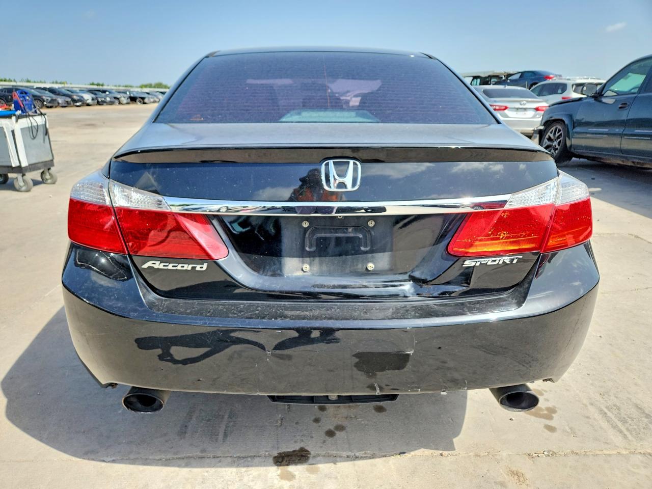 2015 Honda Accord Sport Black vin: 1HGCR2F53FA163523
