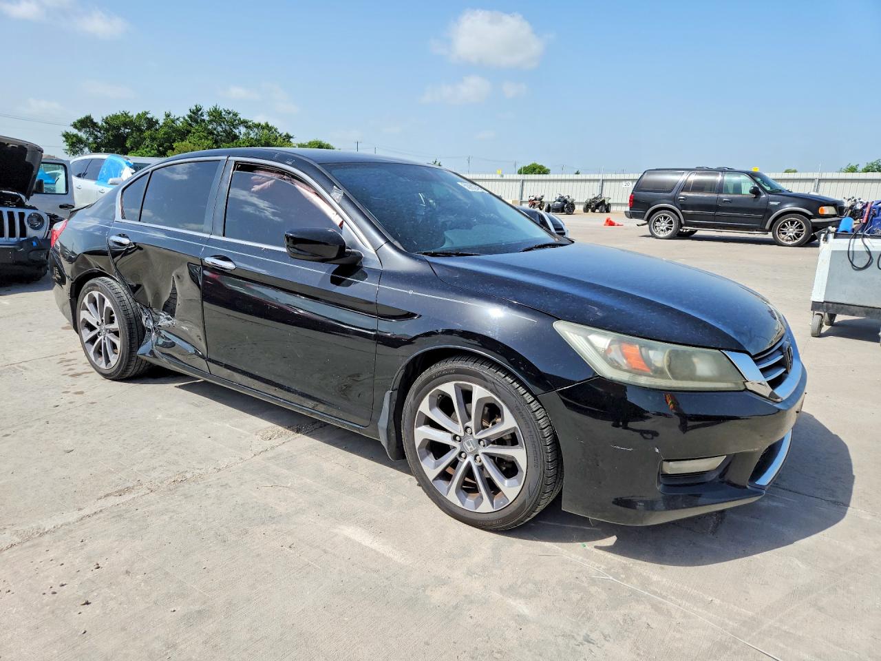 2015 Honda Accord Sport Black vin: 1HGCR2F53FA163523