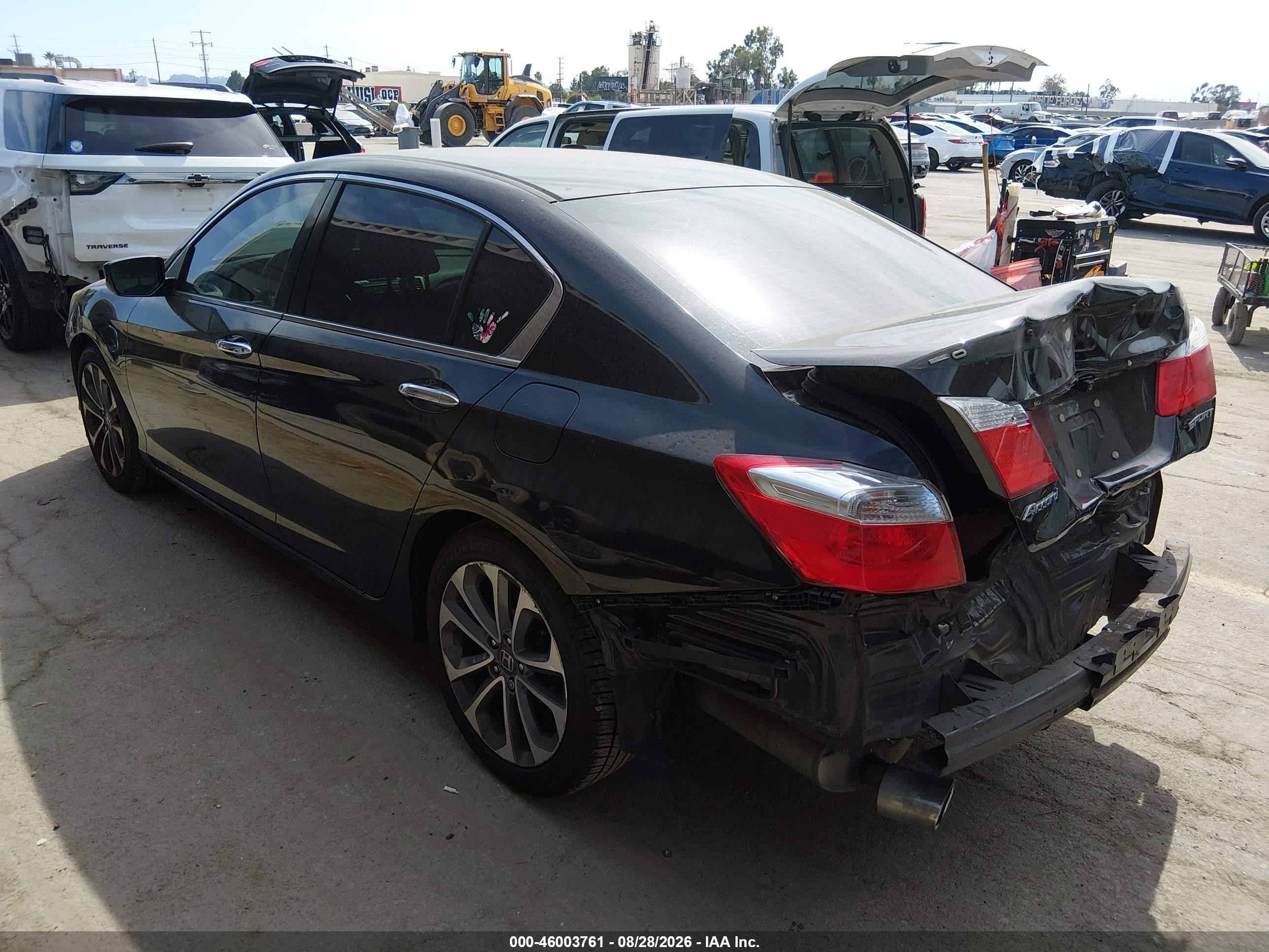 2015 Honda Accord Sport Black vin: 1HGCR2F53FA178006