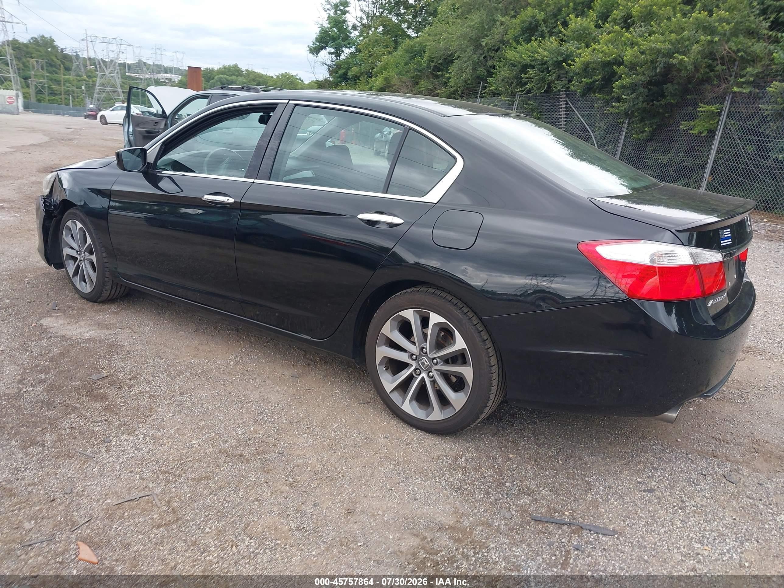 2015 Honda Accord Sport Black vin: 1HGCR2F53FA181813