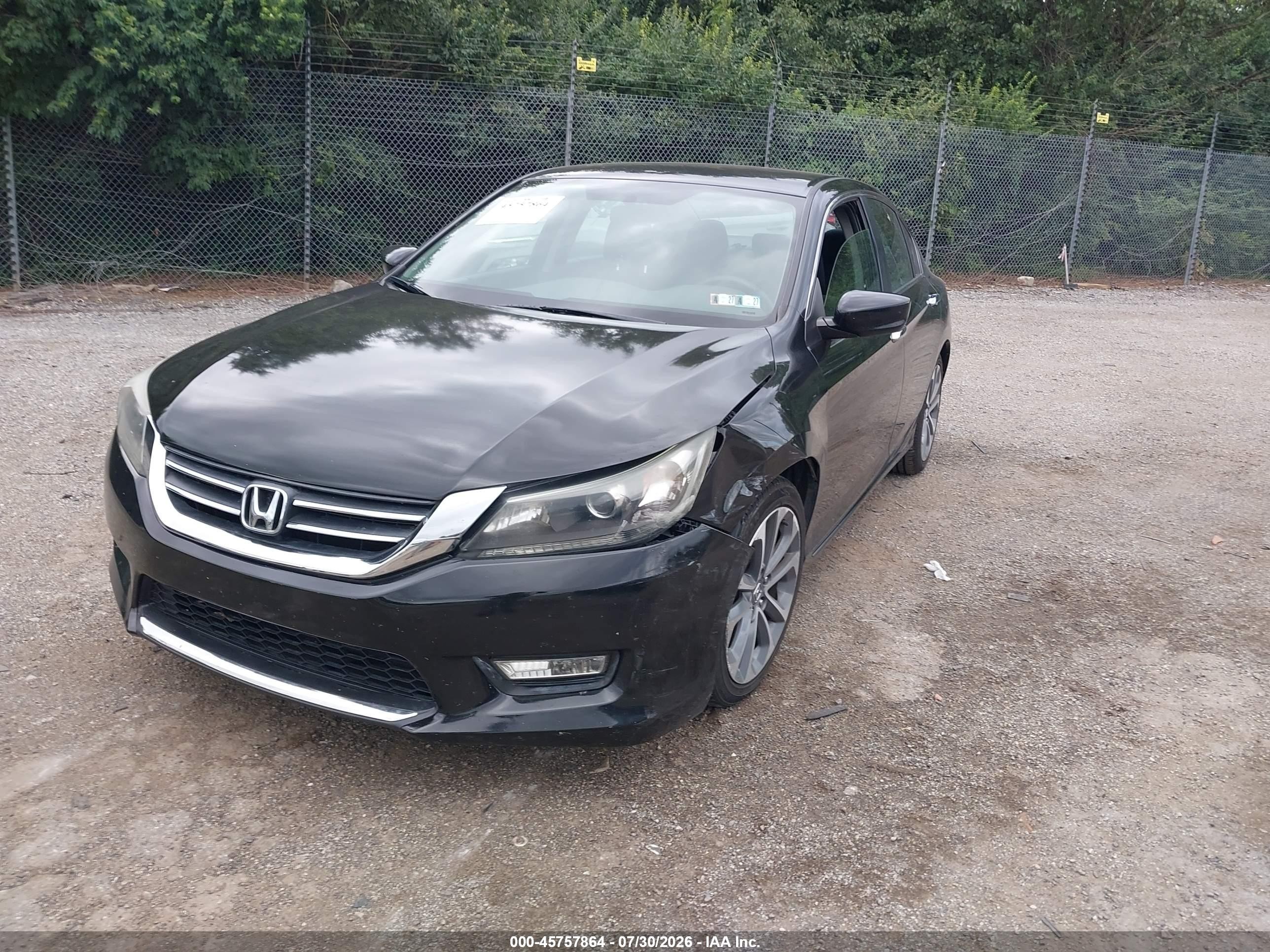 2015 Honda Accord Sport Black vin: 1HGCR2F53FA181813