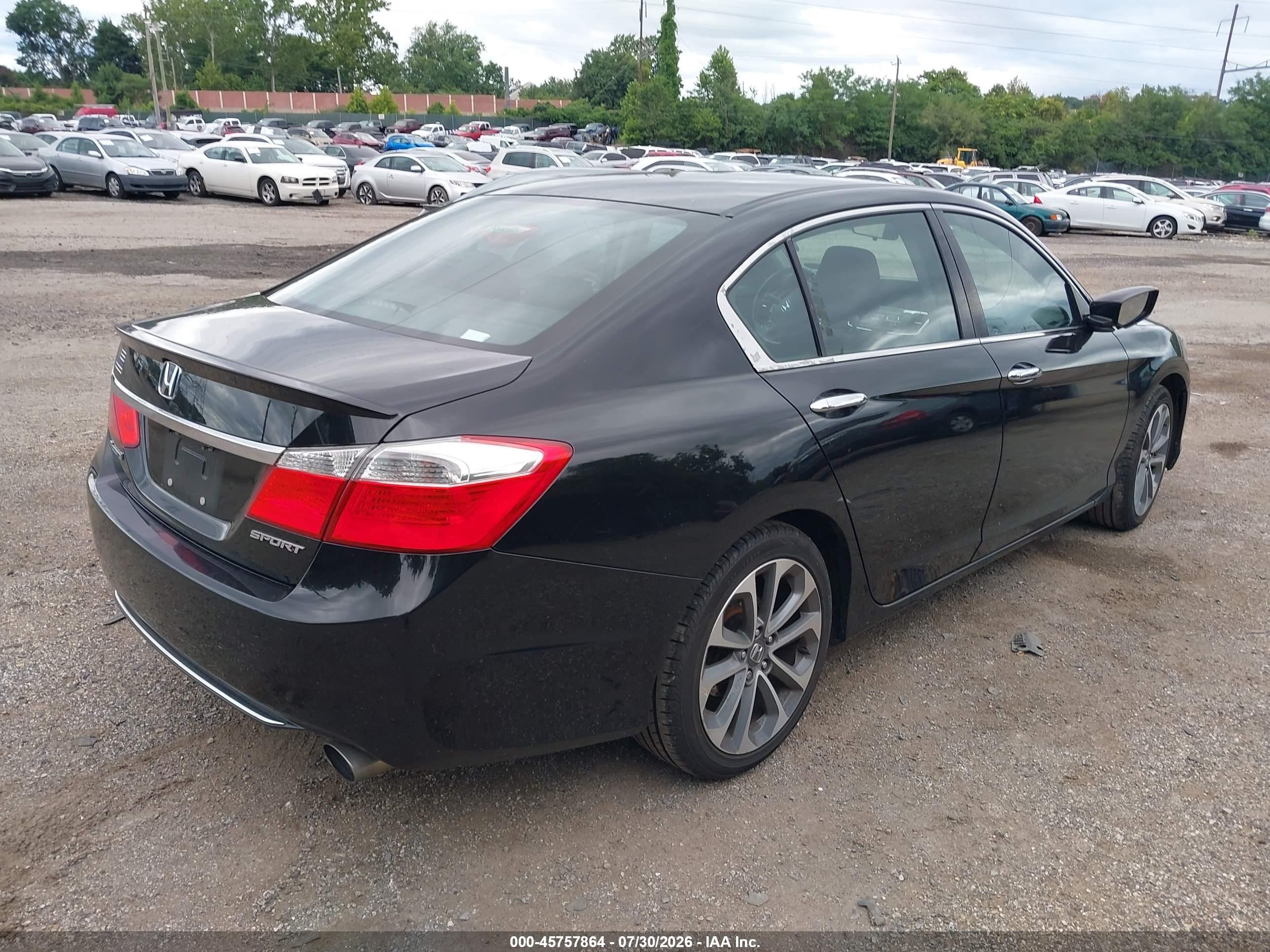 2015 Honda Accord Sport Black vin: 1HGCR2F53FA181813
