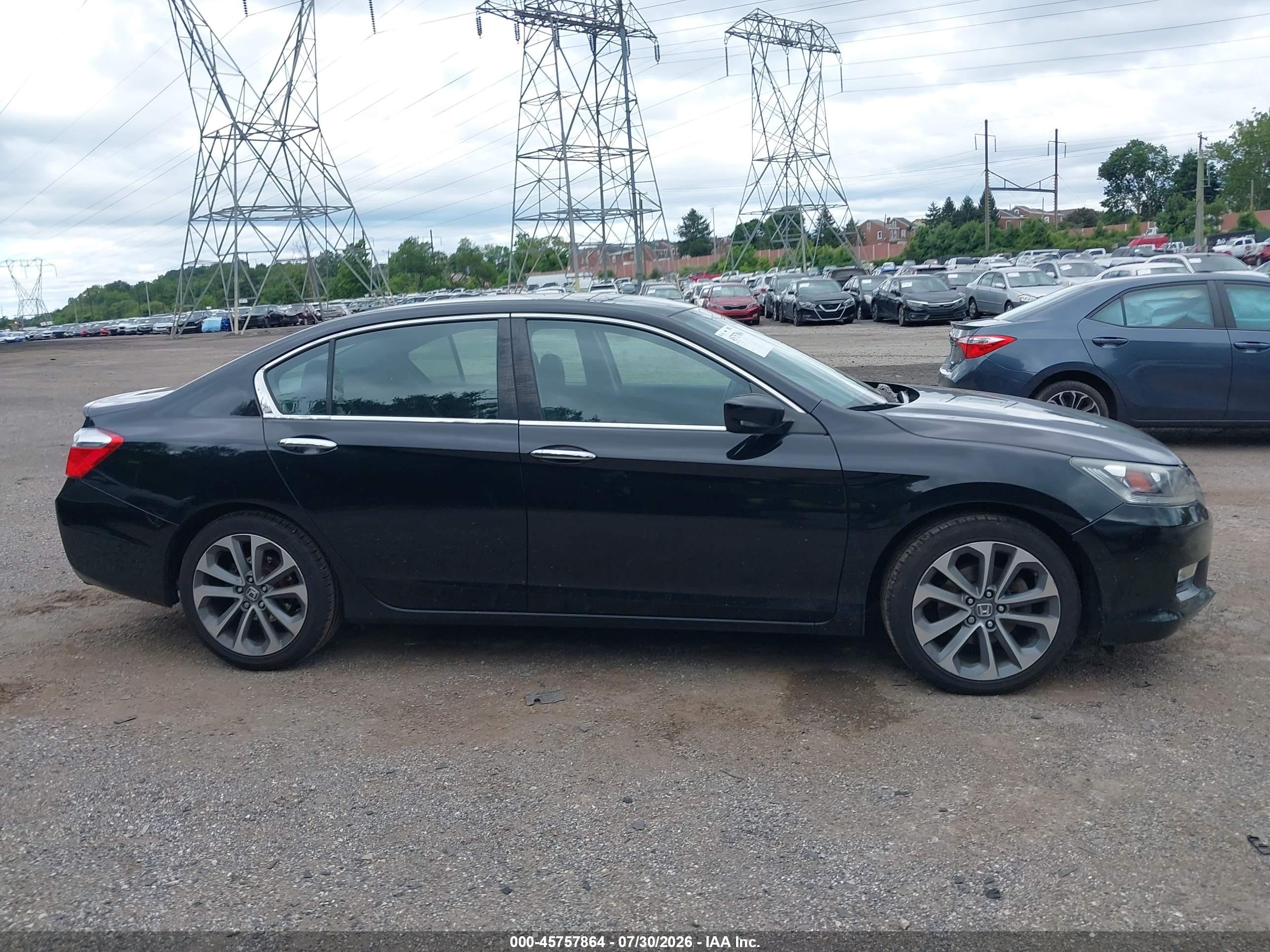 2015 Honda Accord Sport Black vin: 1HGCR2F53FA181813