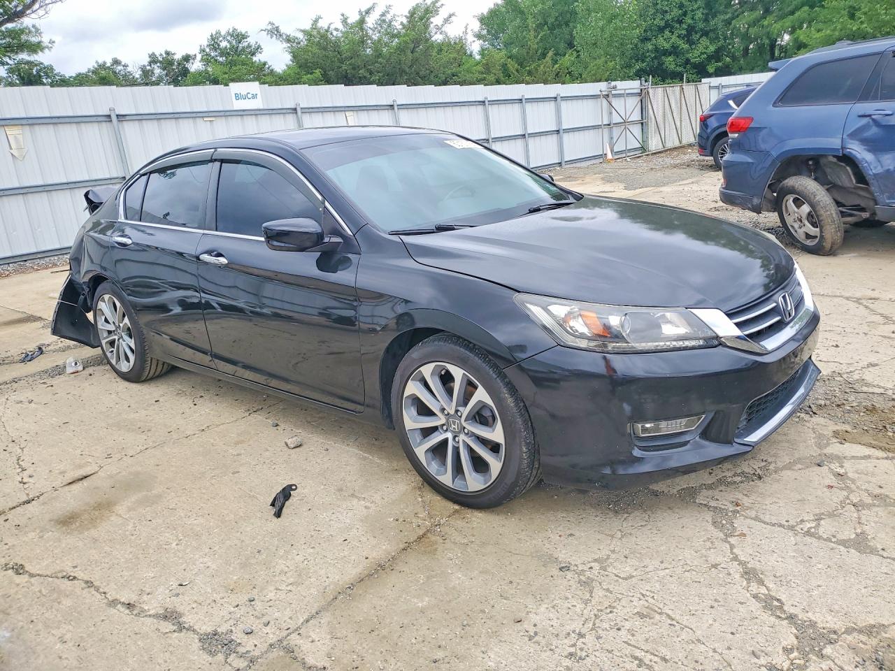 2015 Honda Accord Sport Черный vin: 1HGCR2F53FA225678