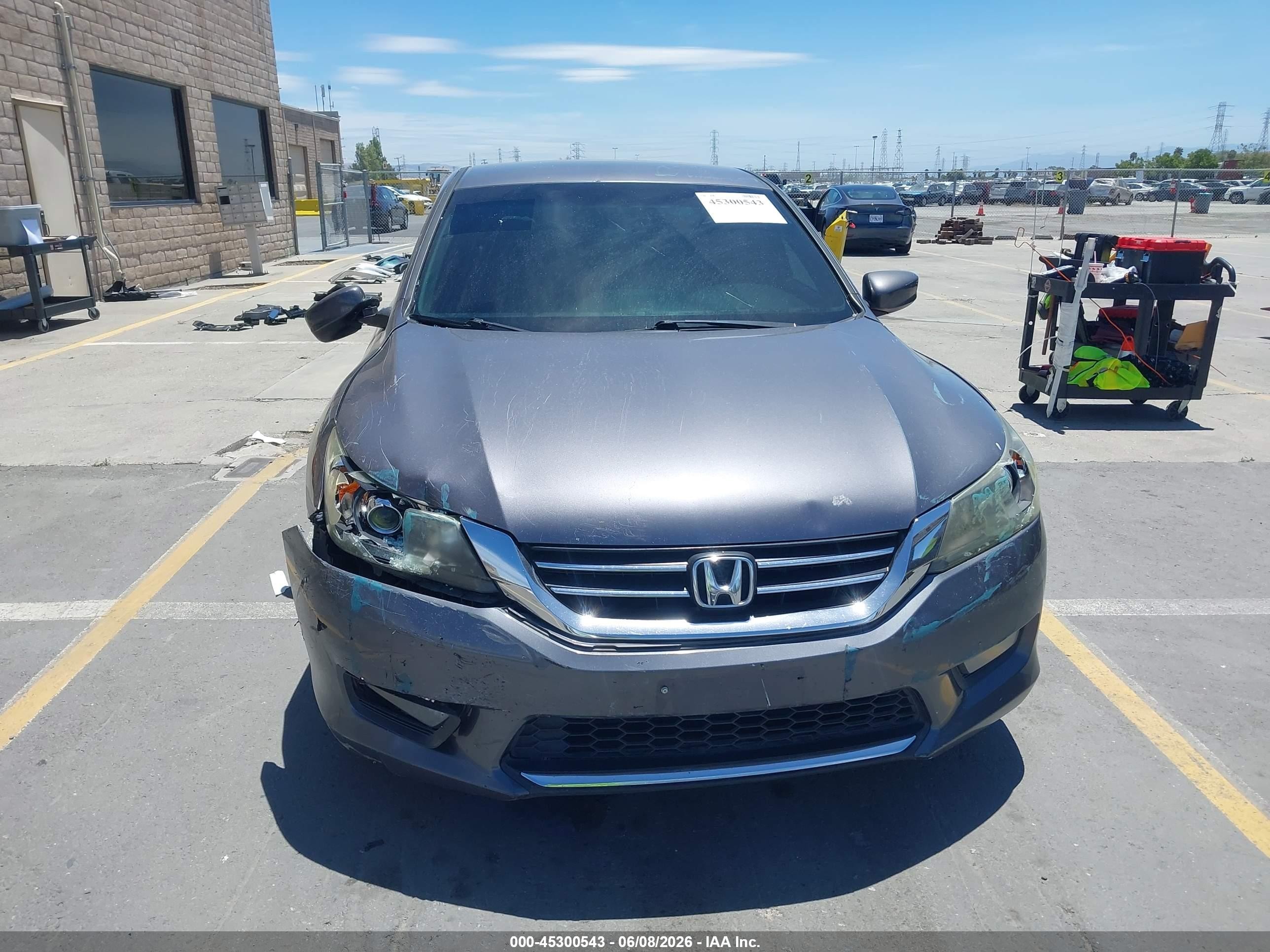 2015 Honda Accord Sport Gray vin: 1HGCR2F53FA236566