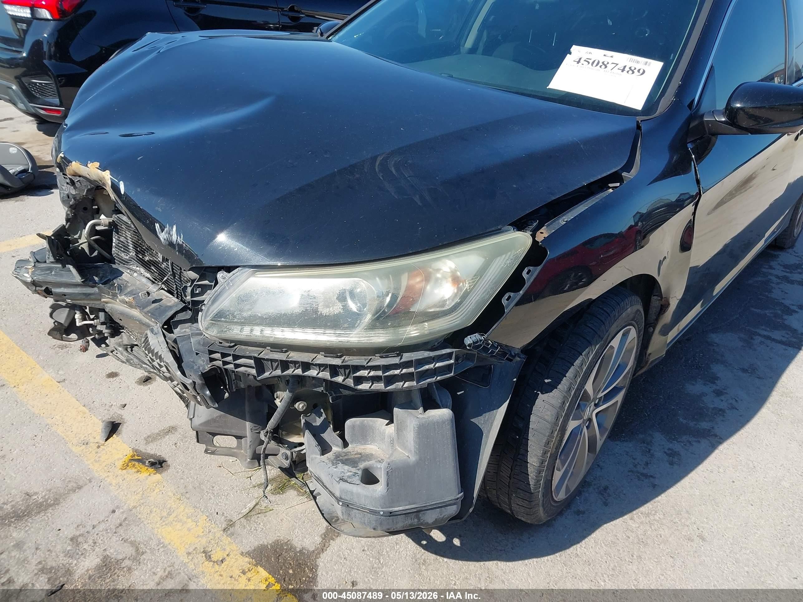 2015 Honda Accord Sport Black vin: 1HGCR2F53FA242528
