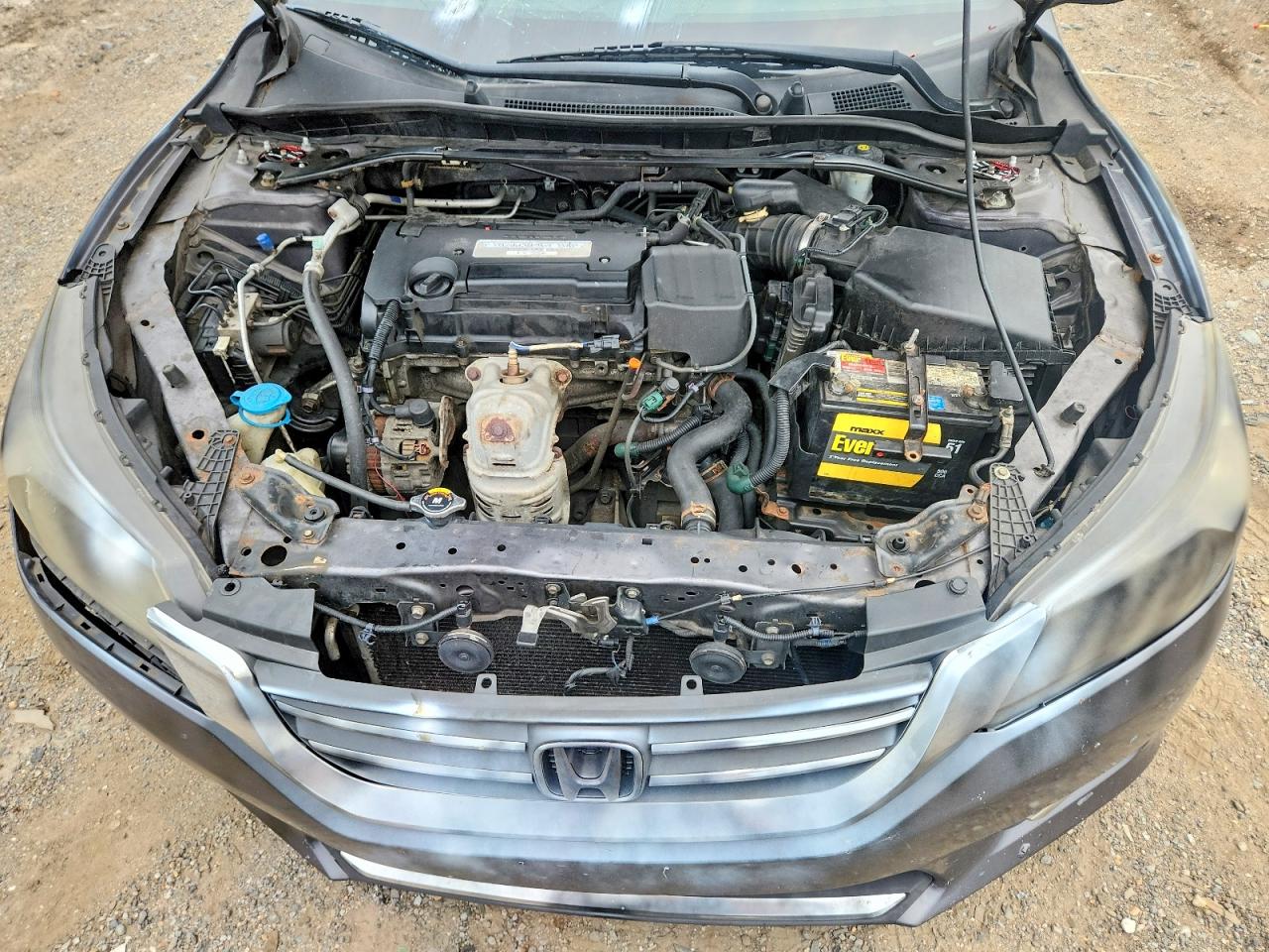 2015 Honda Accord Sport Gray vin: 1HGCR2F53FA243503