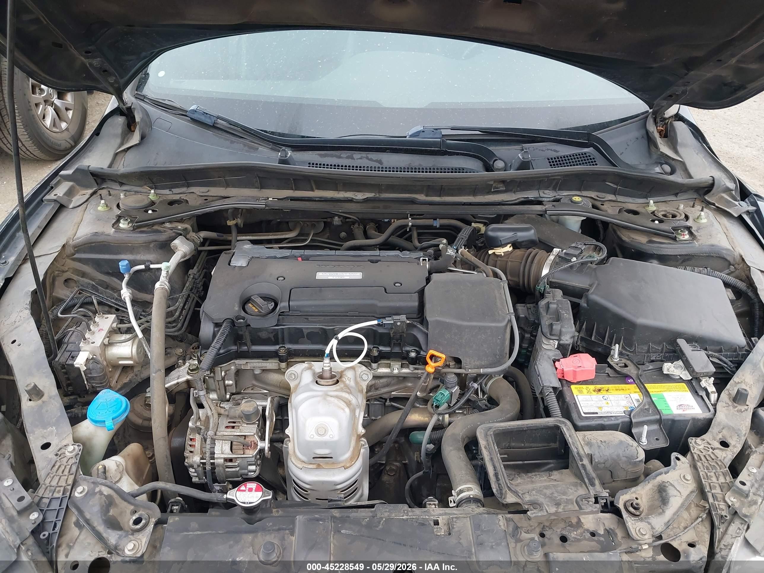 2016 Honda Accord Sport Черный vin: 1HGCR2F53GA228565