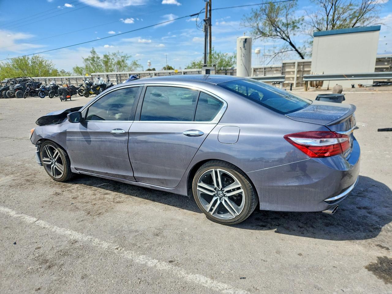 2016 Honda Accord Sport Gray vin: 1HGCR2F53GA235581