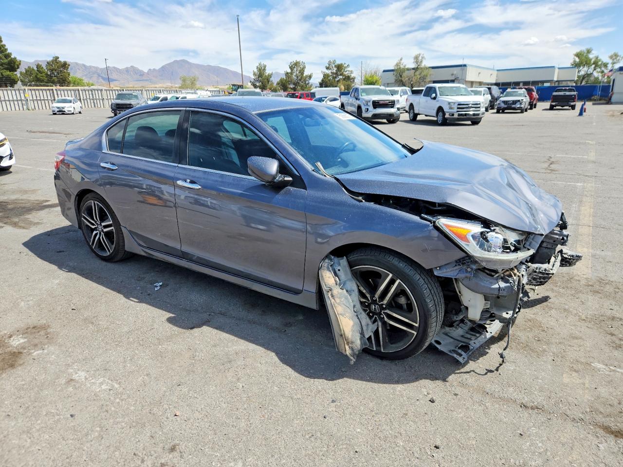 2016 Honda Accord Sport Gray vin: 1HGCR2F53GA235581