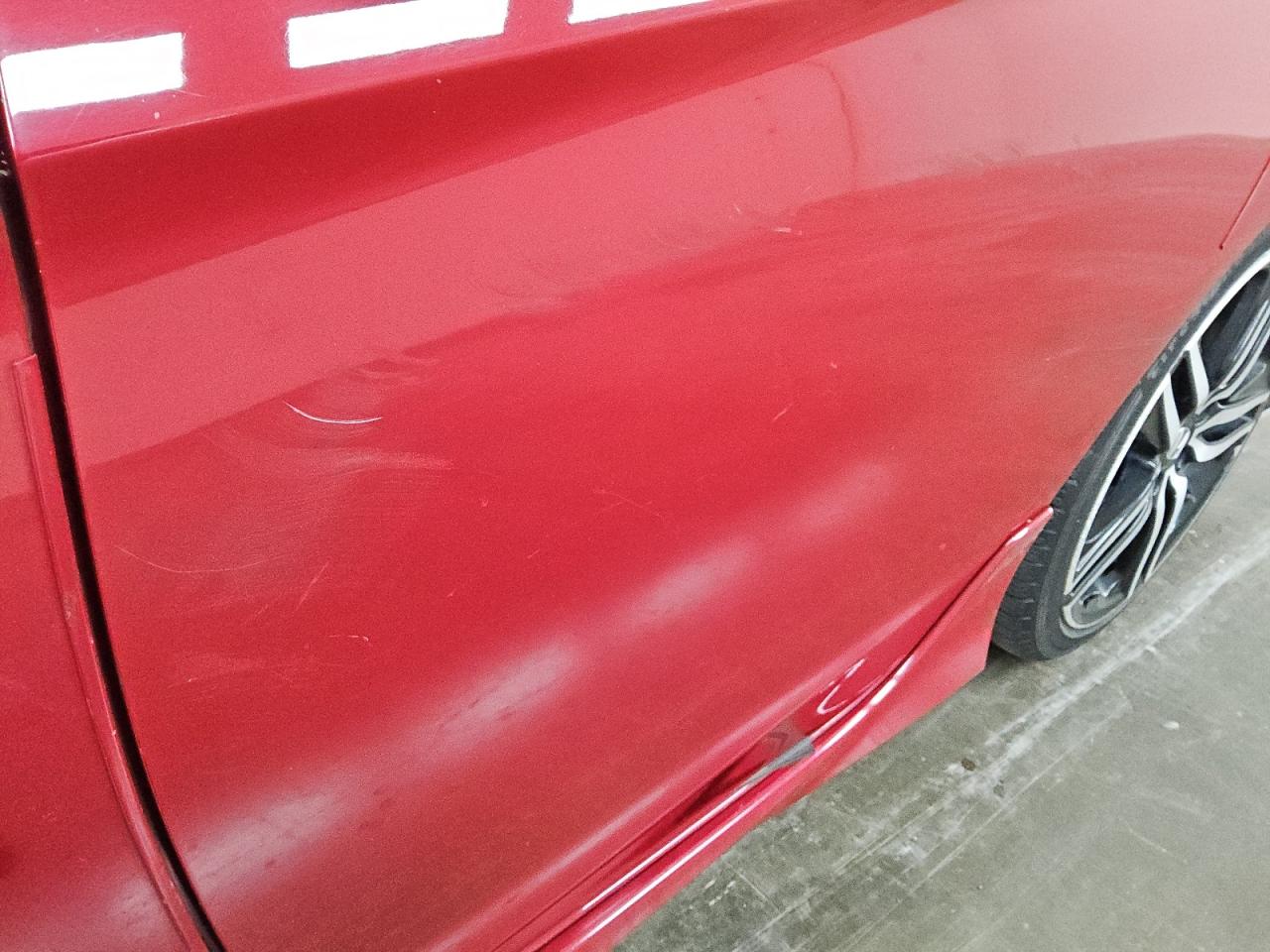 2017 Honda Accord Sport Red vin: 1HGCR2F53HA298682 Damage: Left Rear Door, Heavy Scratch, 3 To 4 Inches