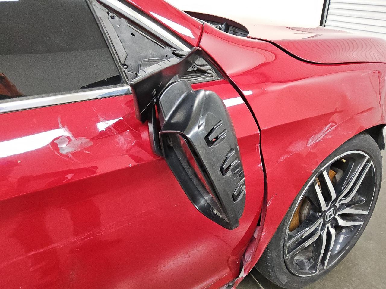 2017 Honda Accord Sport Red vin: 1HGCR2F53HA298682 Damage: Right Front Door, Dent(S) W/ Paint Dmg, > 12 Inches