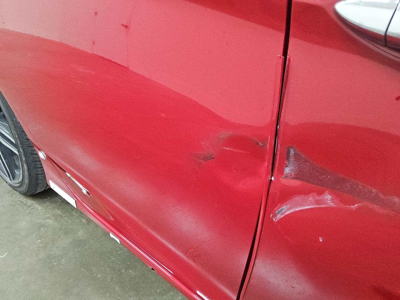 2017 Honda Accord Sport Red vin: 1HGCR2F53HA298682 Damage: Right Rear Door, Dent(S) W/ Paint Dmg, > 12 Inches