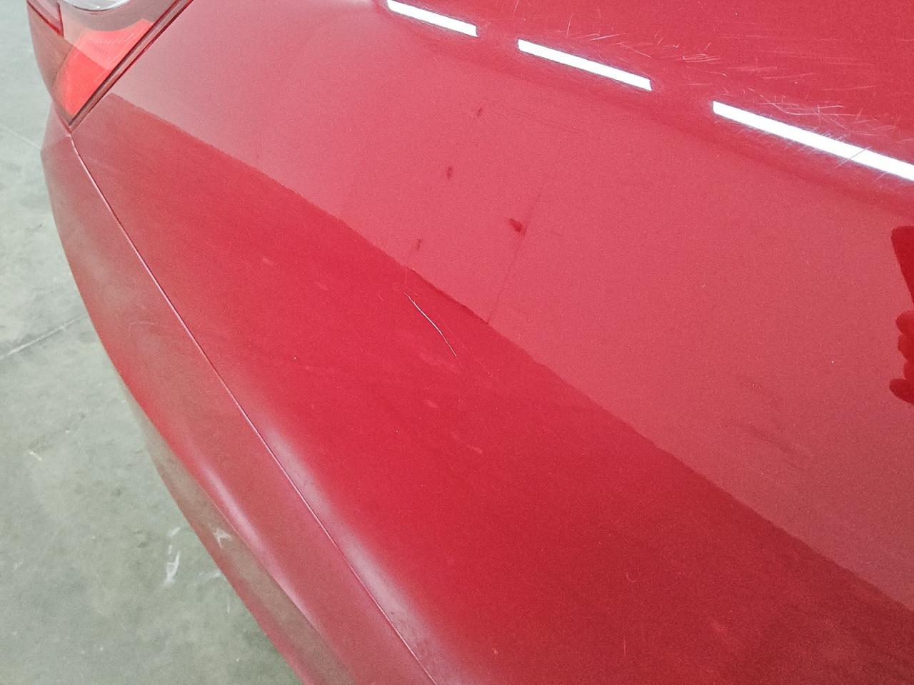 2017 Honda Accord Sport Red vin: 1HGCR2F53HA298682 Damage: Right Qtr Panel, Heavy Scratch, 1/2 To 1 Inch